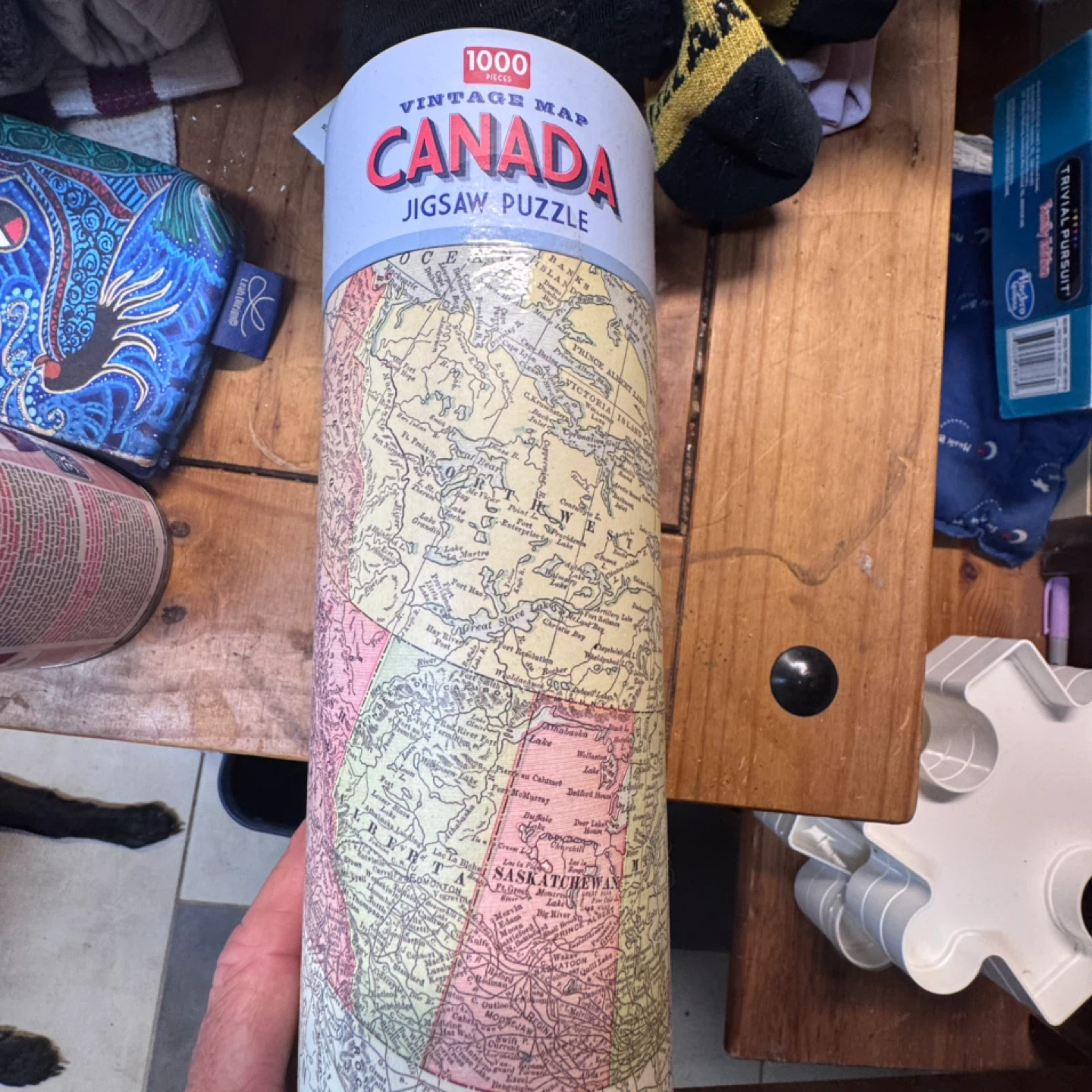 Canada Vintage Map Jigsaw Puzzle - 1000 Pieces