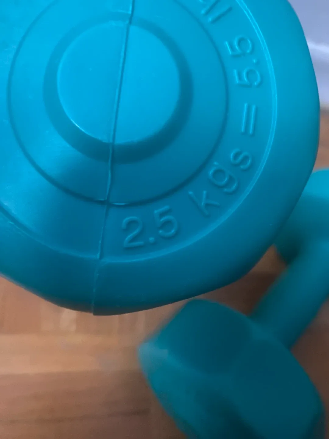 2.5 kg Dumbbells - Teal image indicator(2)