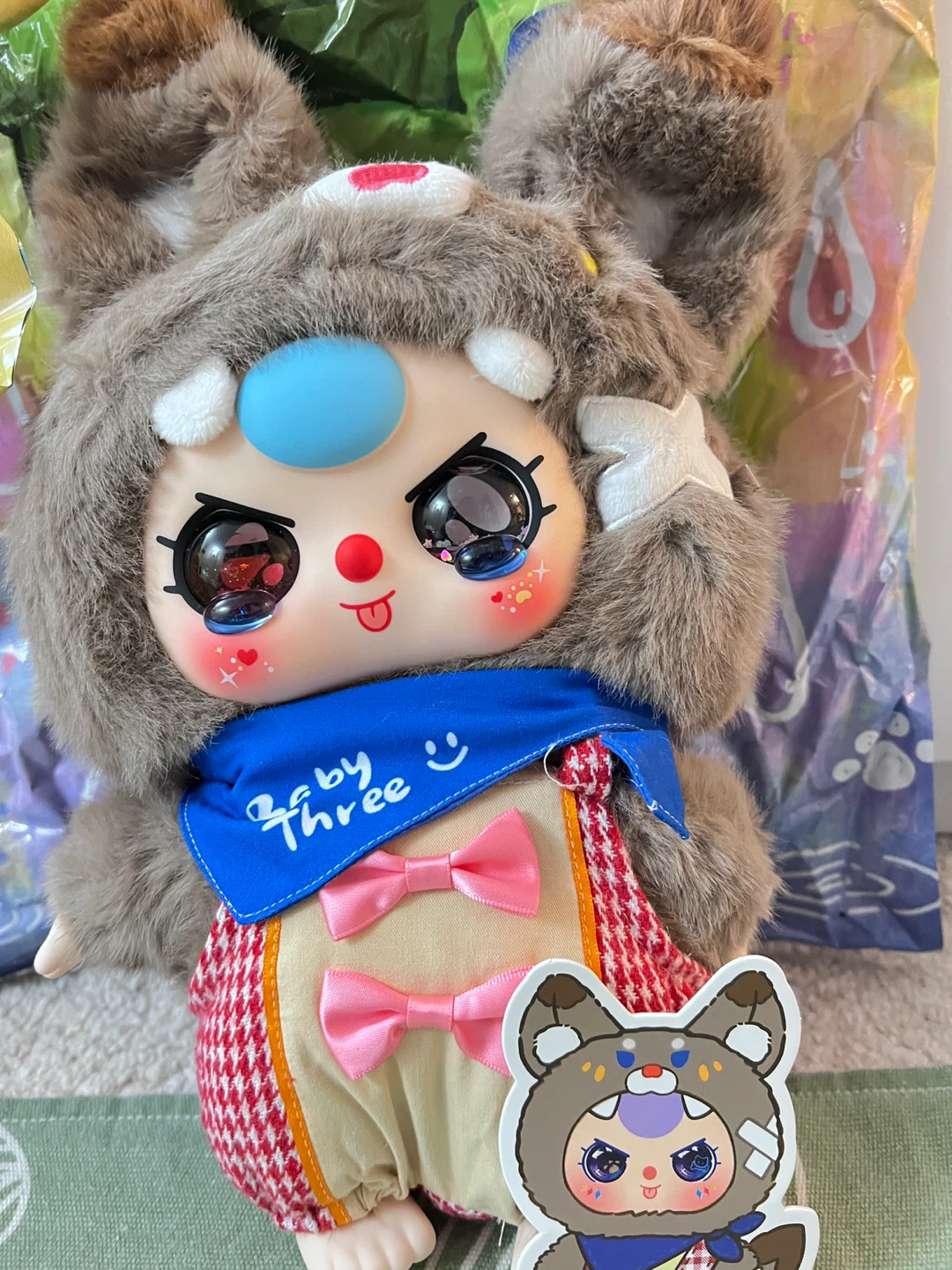 Babythree V2 Series Blind Box Plushies - Panda and Wolf - photo 2