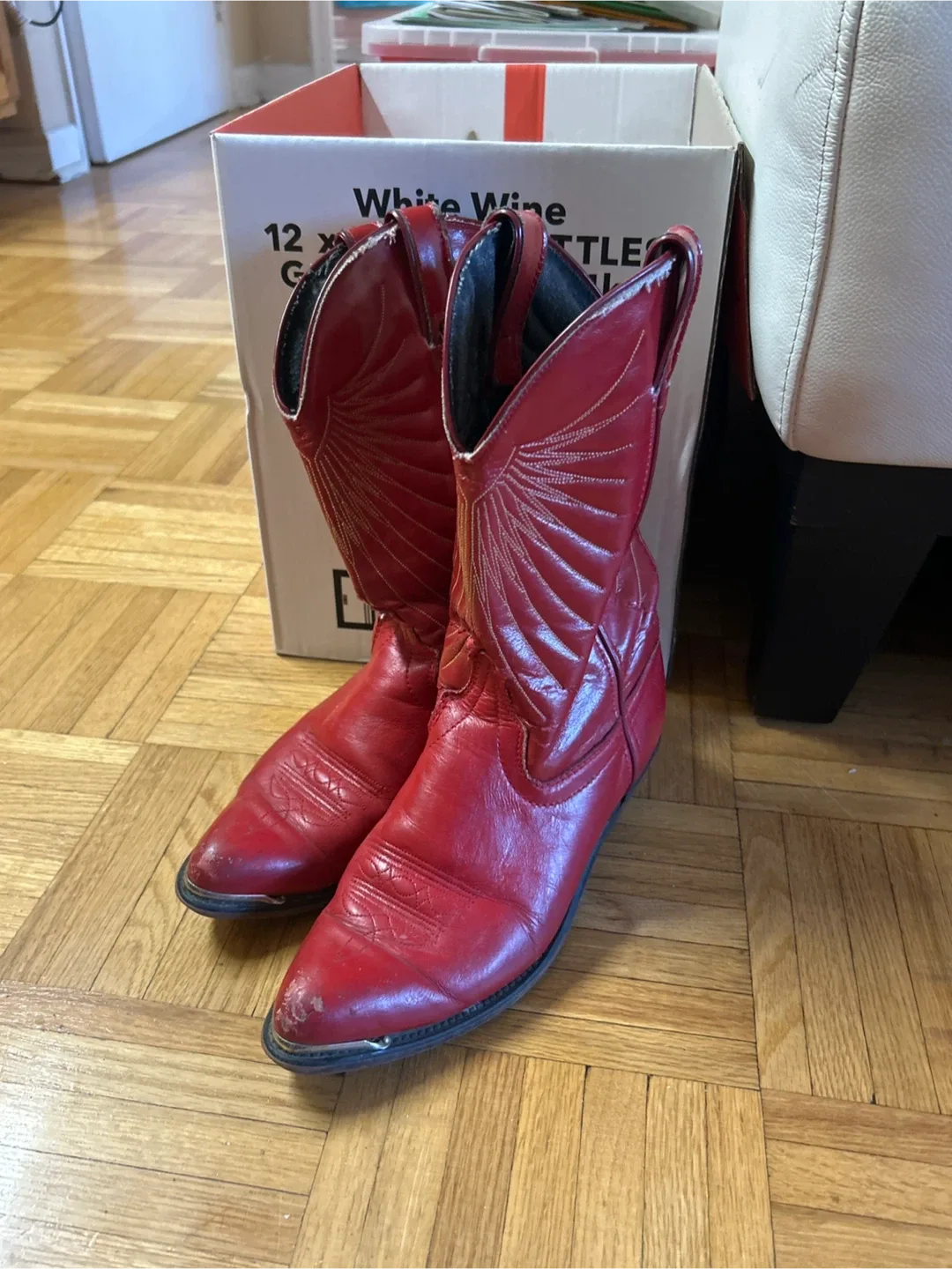 Red Cowboy Boots