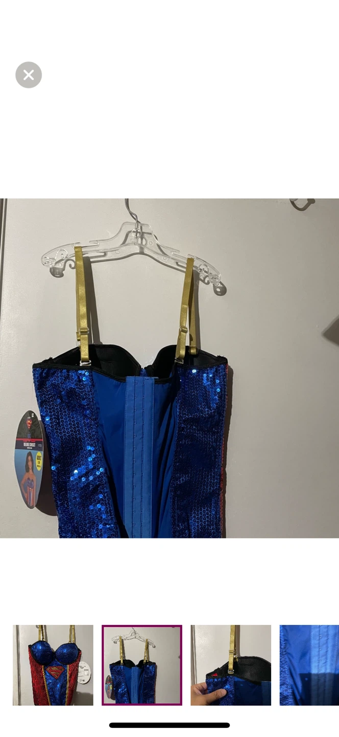 DC Comics Deluxe Superman Corset - Adult M/L - photo 2