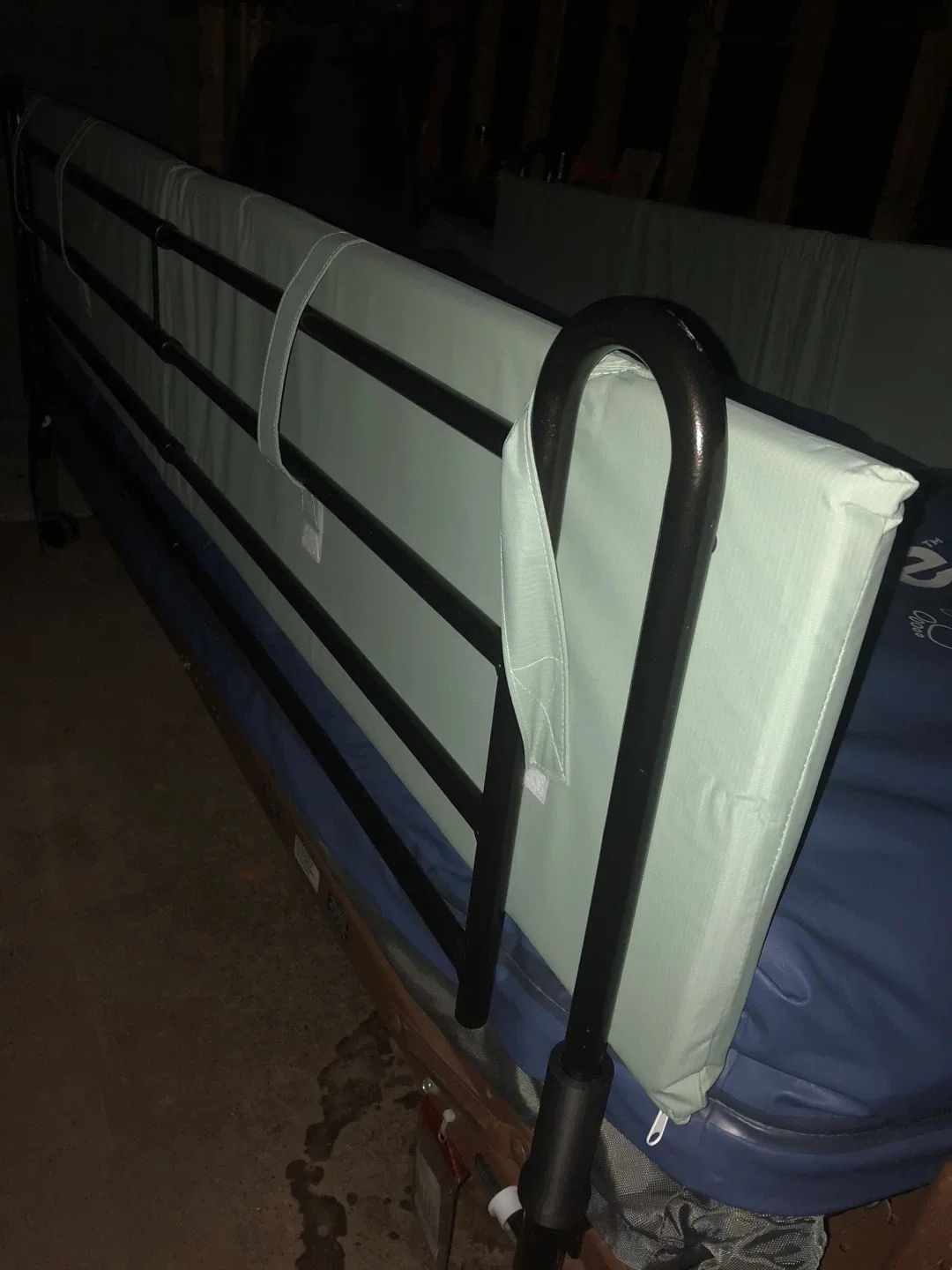 Hospital bed with full length side-rails+ Drive Harmony mattress image indicator(9)