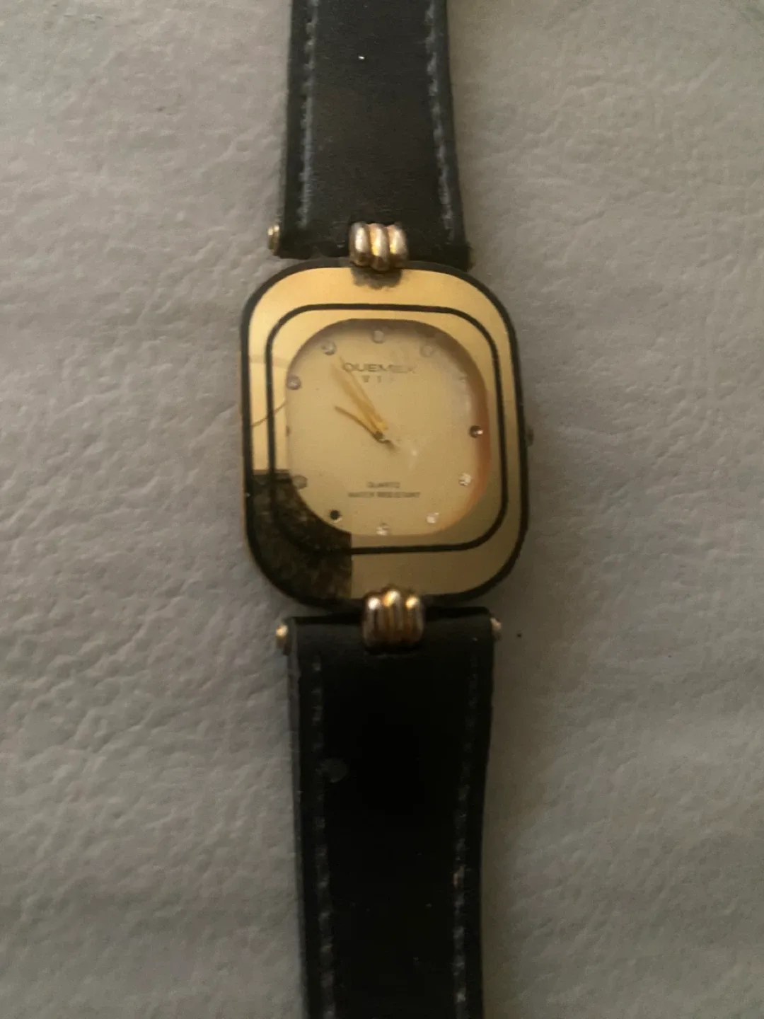 Quemex Quartz Watch - Gold & Black image indicator(2)