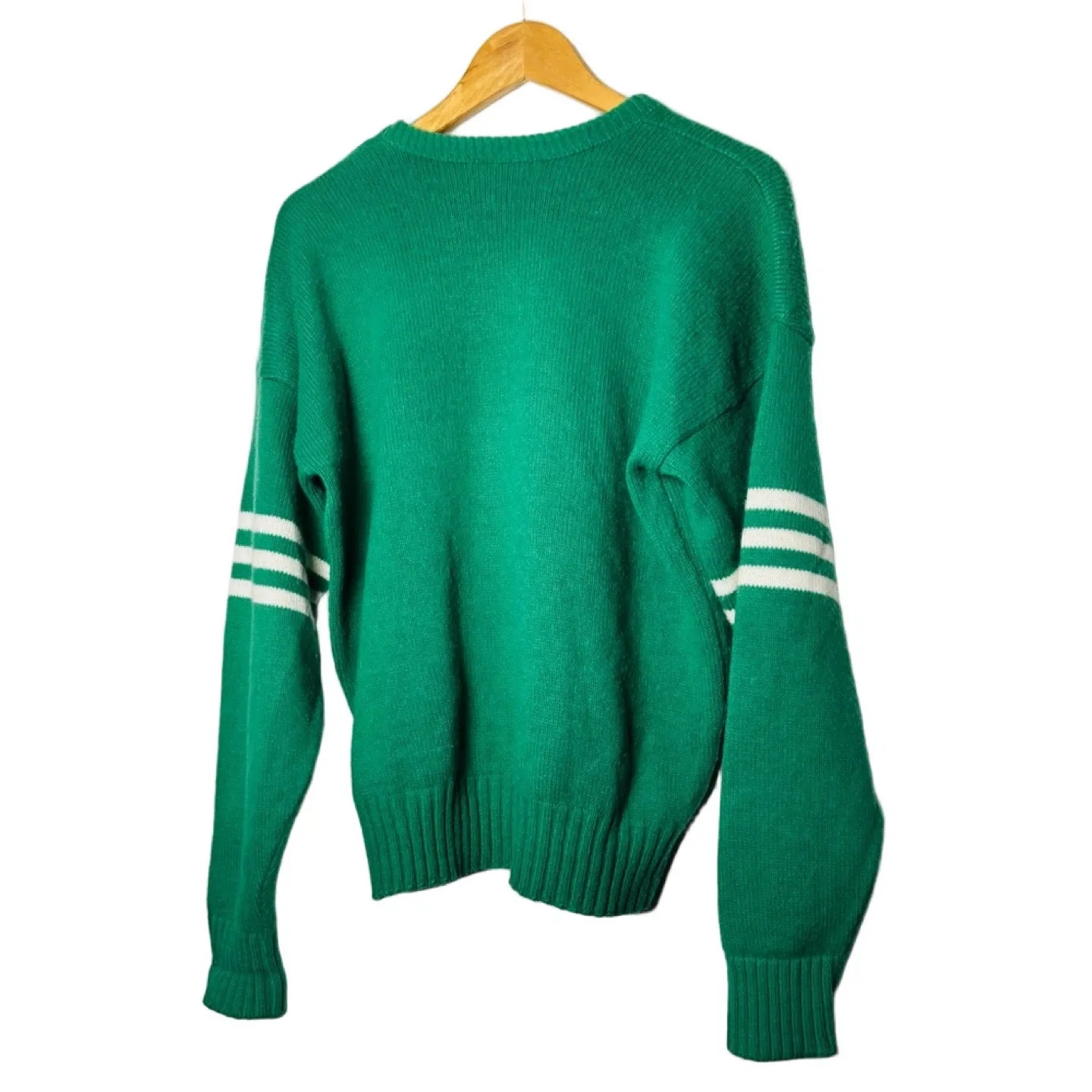 Vintage Kelly Green Michigan State Knitted Sweater image indicator(4)