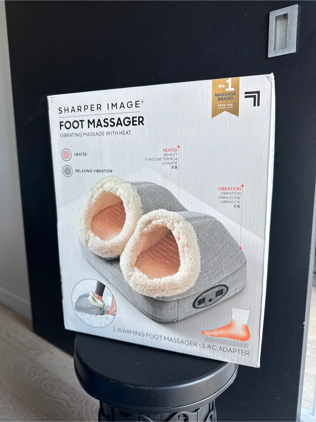 Sharper Image Foot Massager with Heat