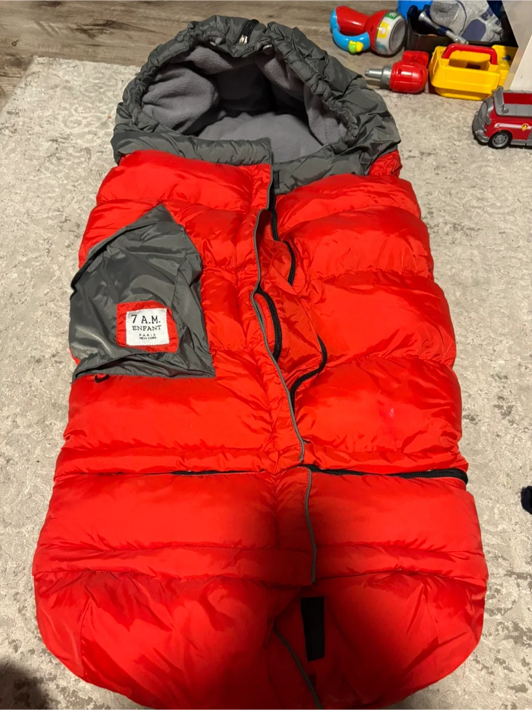 7 A.M. Enfant Baby Bunting Bag - Red image indicator(2)