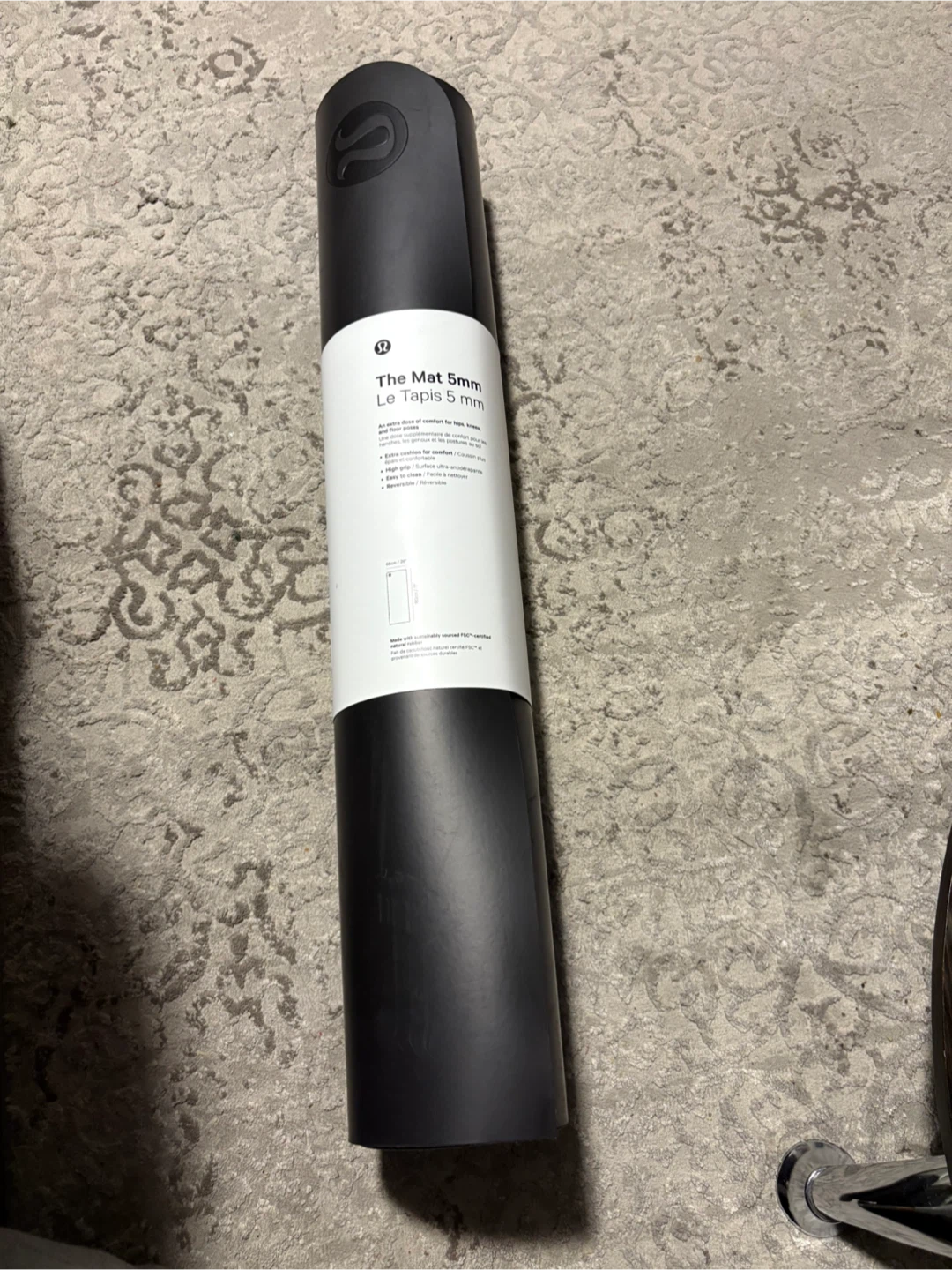 Lululemon The Mat 5mm - Black Yoga Mat