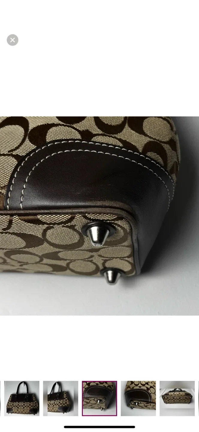 Coach Vintage Hampton Signature Jacquard Shoulder Bag image indicator(3)