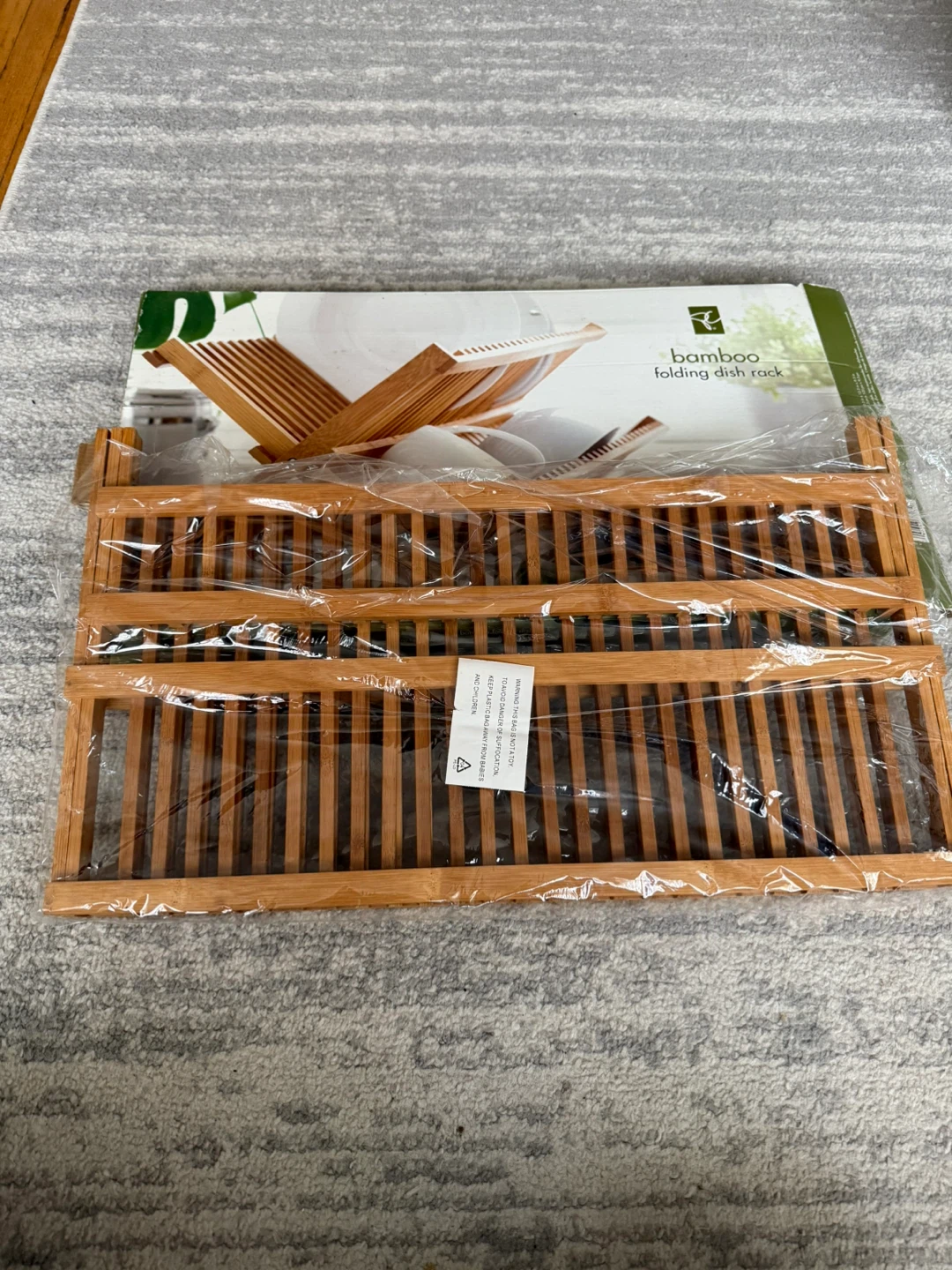 Bamboo Folding Dish Rack president choice - photo 2