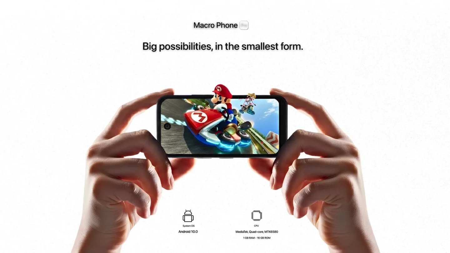 Mini Smartphone Macro Phone PRO Android 3.7’ Inch image indicator(3)