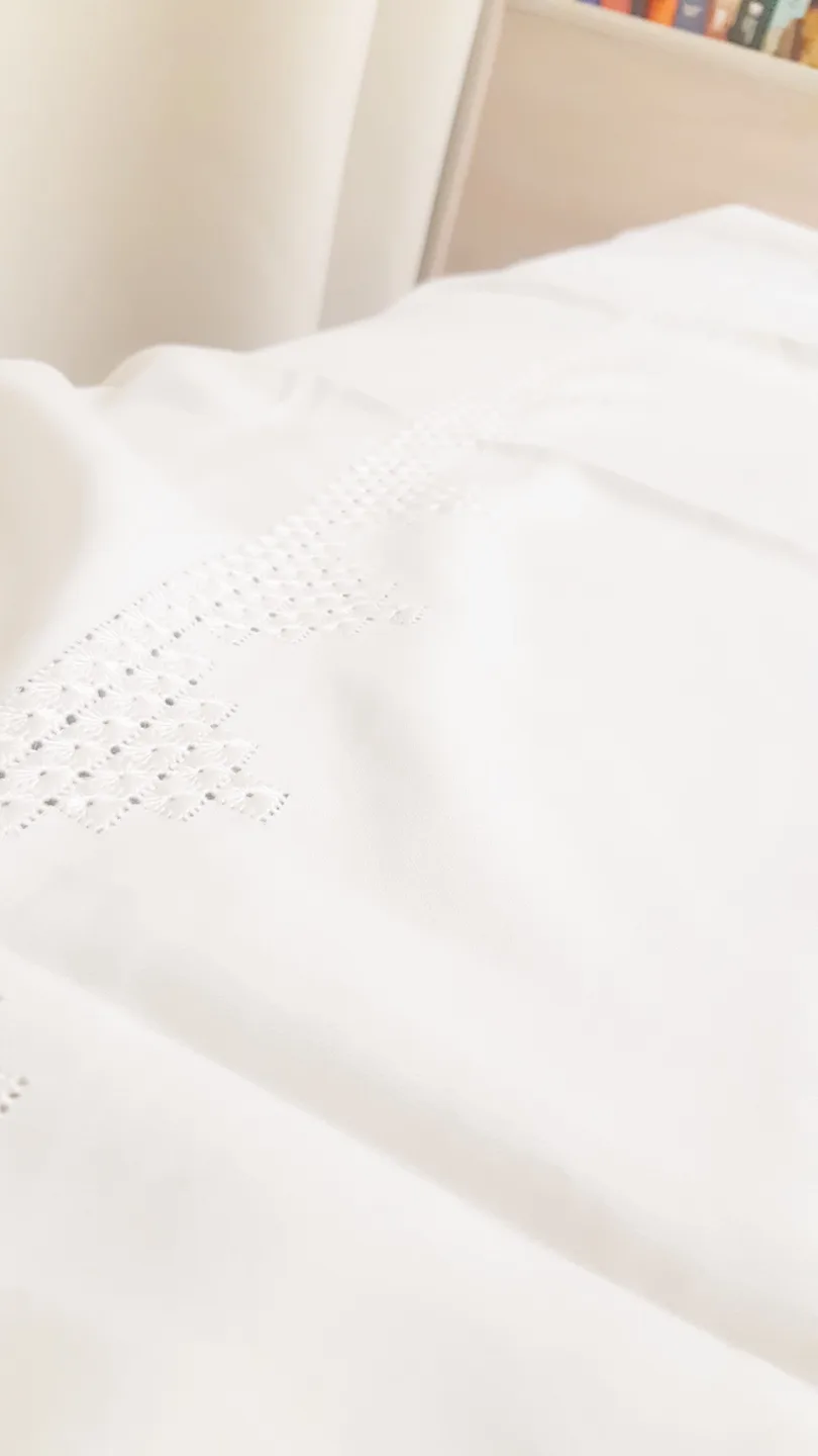 Hand Stiched Cotton Table Cloth image indicator(3)