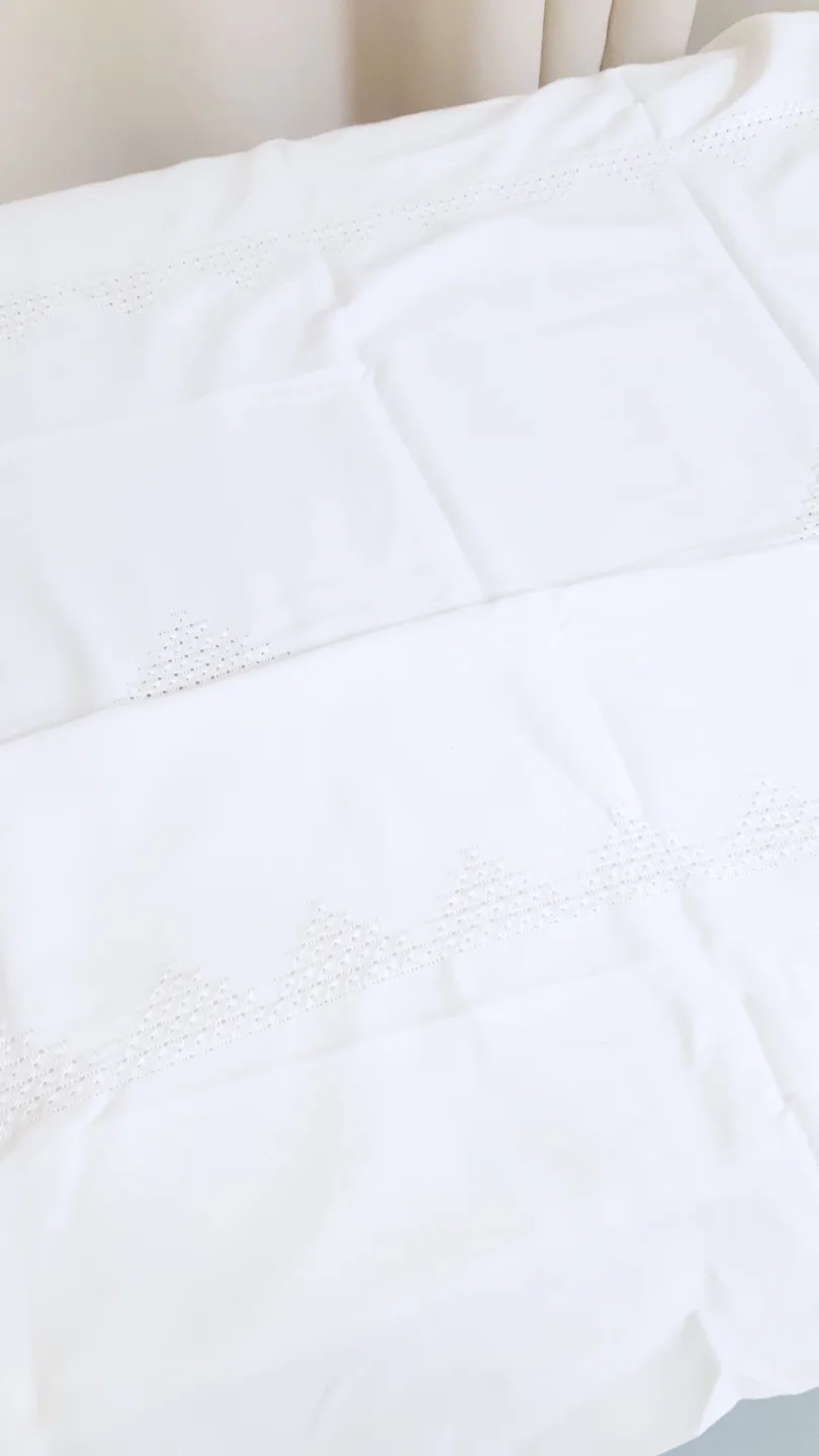 Hand Stiched Cotton Table Cloth image indicator(4)