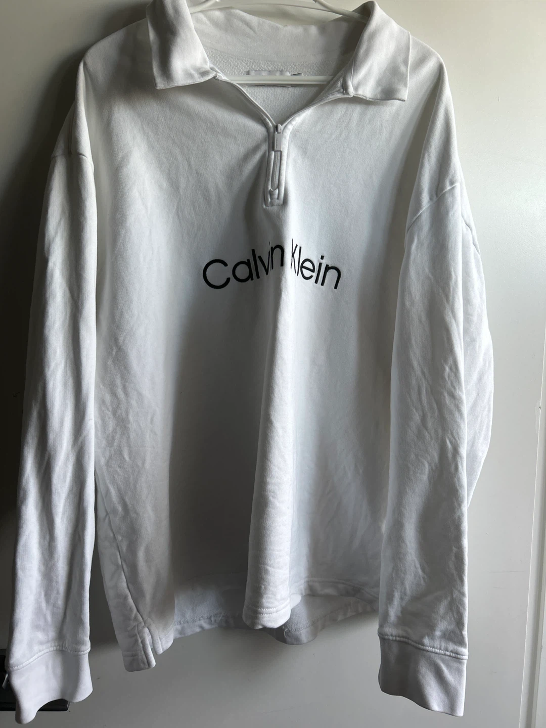 Calvin Klein White Polo Shirt - L/G - photo 2