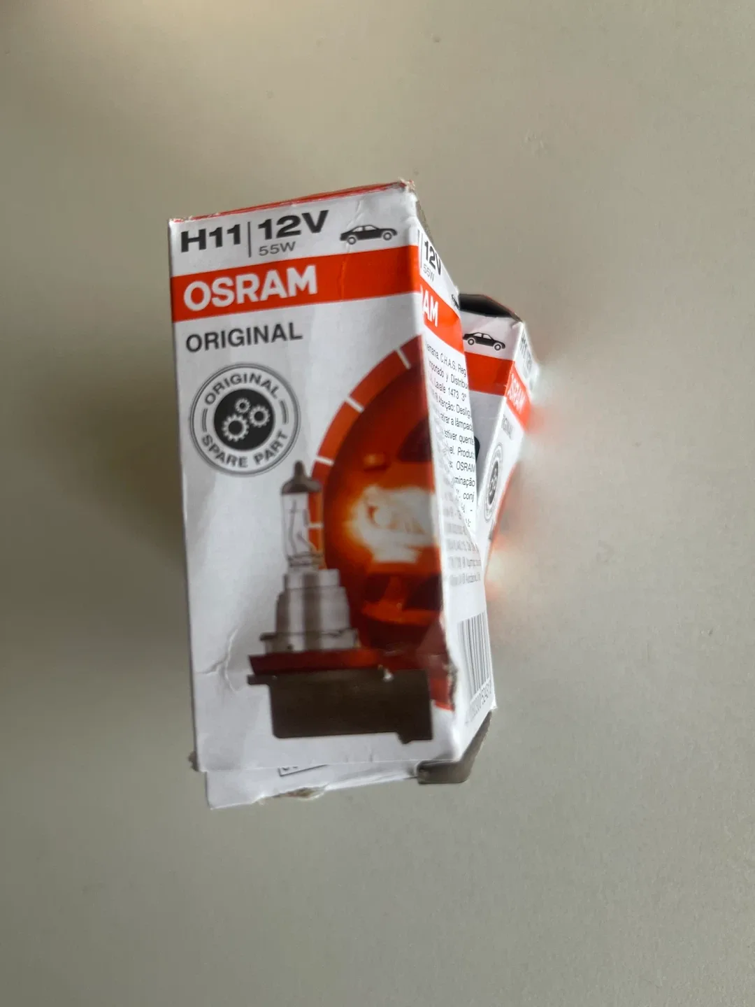 2 OSRAM H11 12V 55W Car Headlight Bulbs