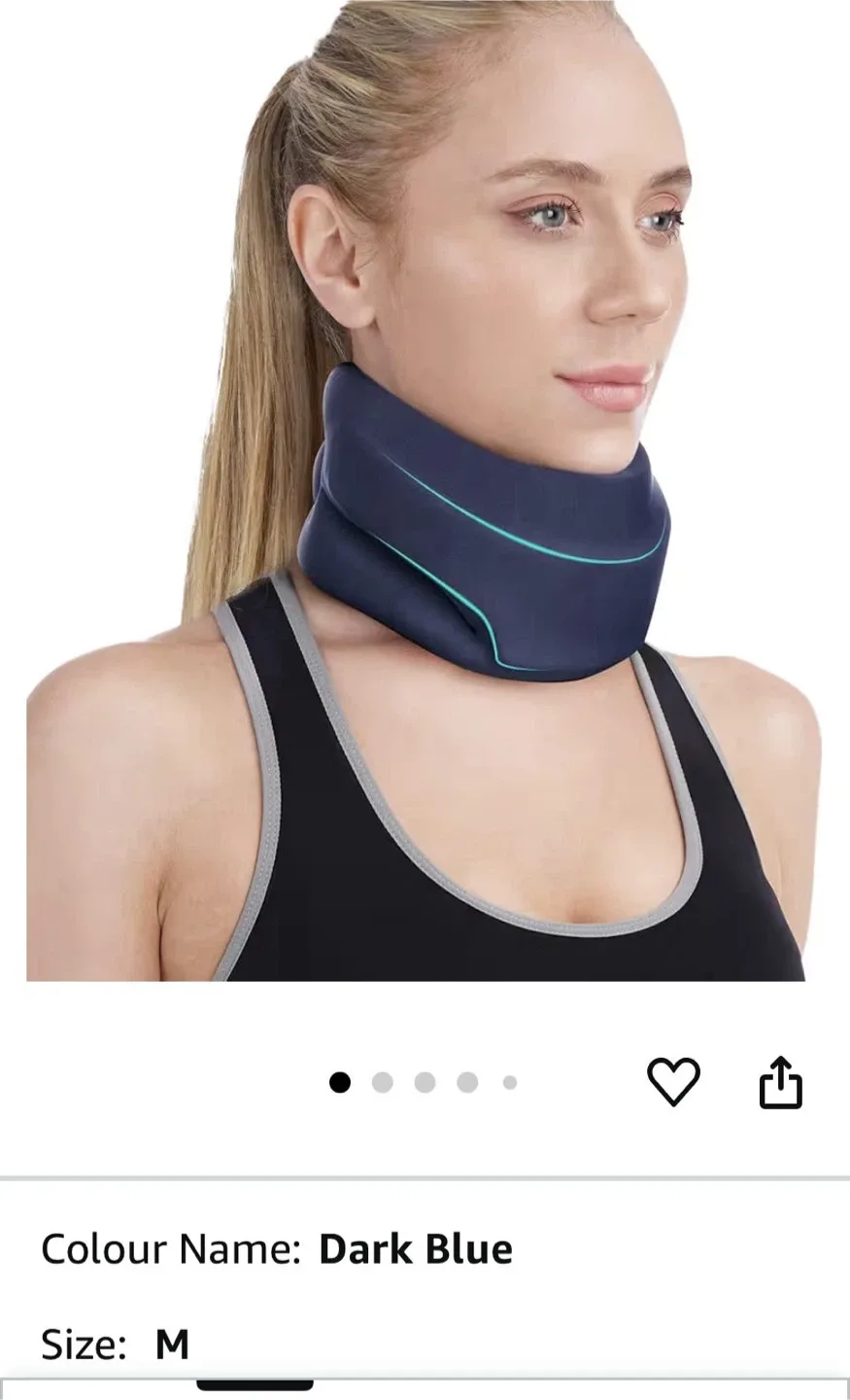 Blabok Neck Brace - Dark Blue, Size M image indicator(2)
