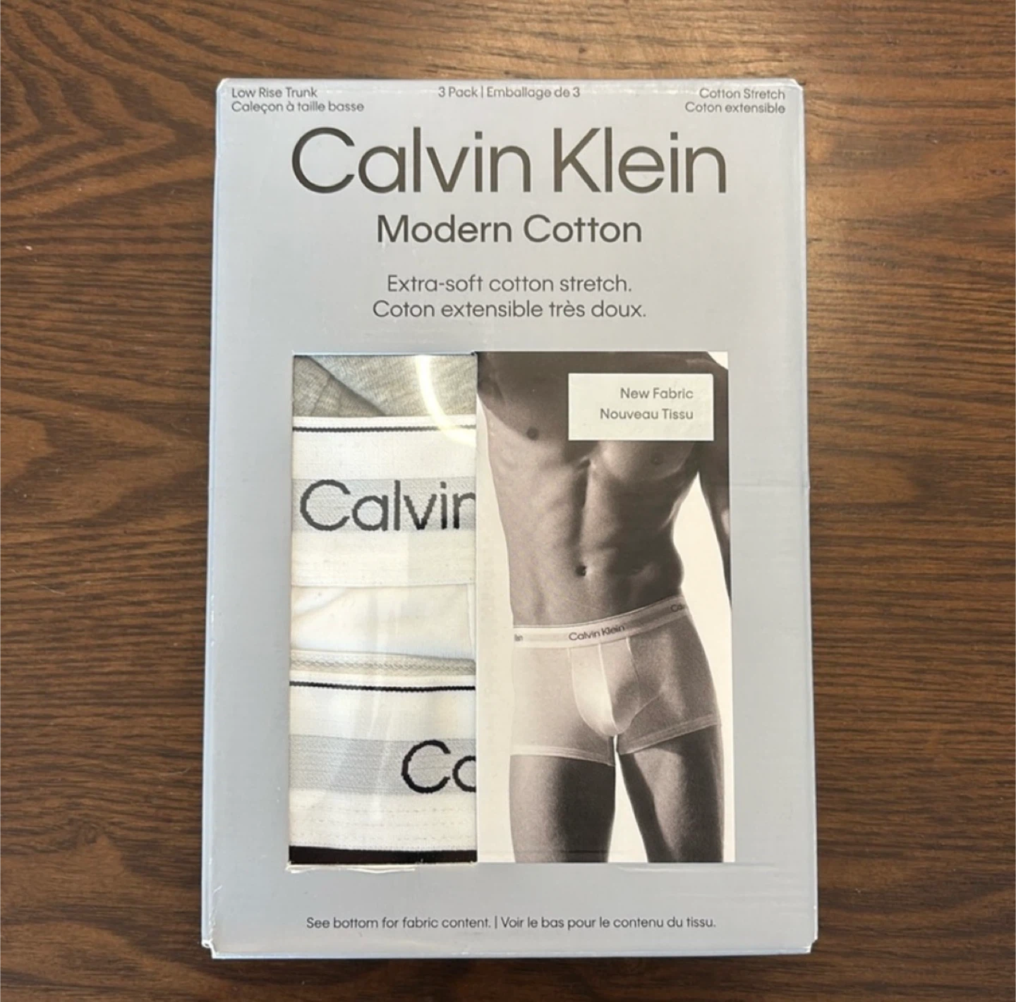 New Calvin Klein Modern Cotton Low Rise Trunk - XL
