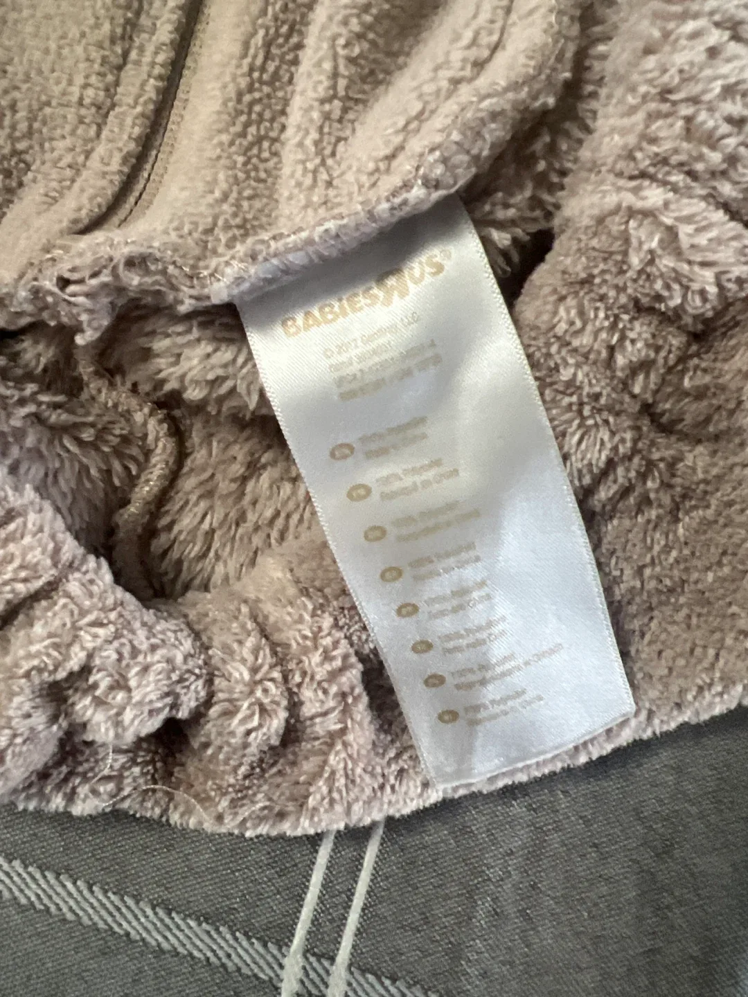 Babies R Us Bear car seat cover  & Blankets & Beyond Blanket image indicator(2)