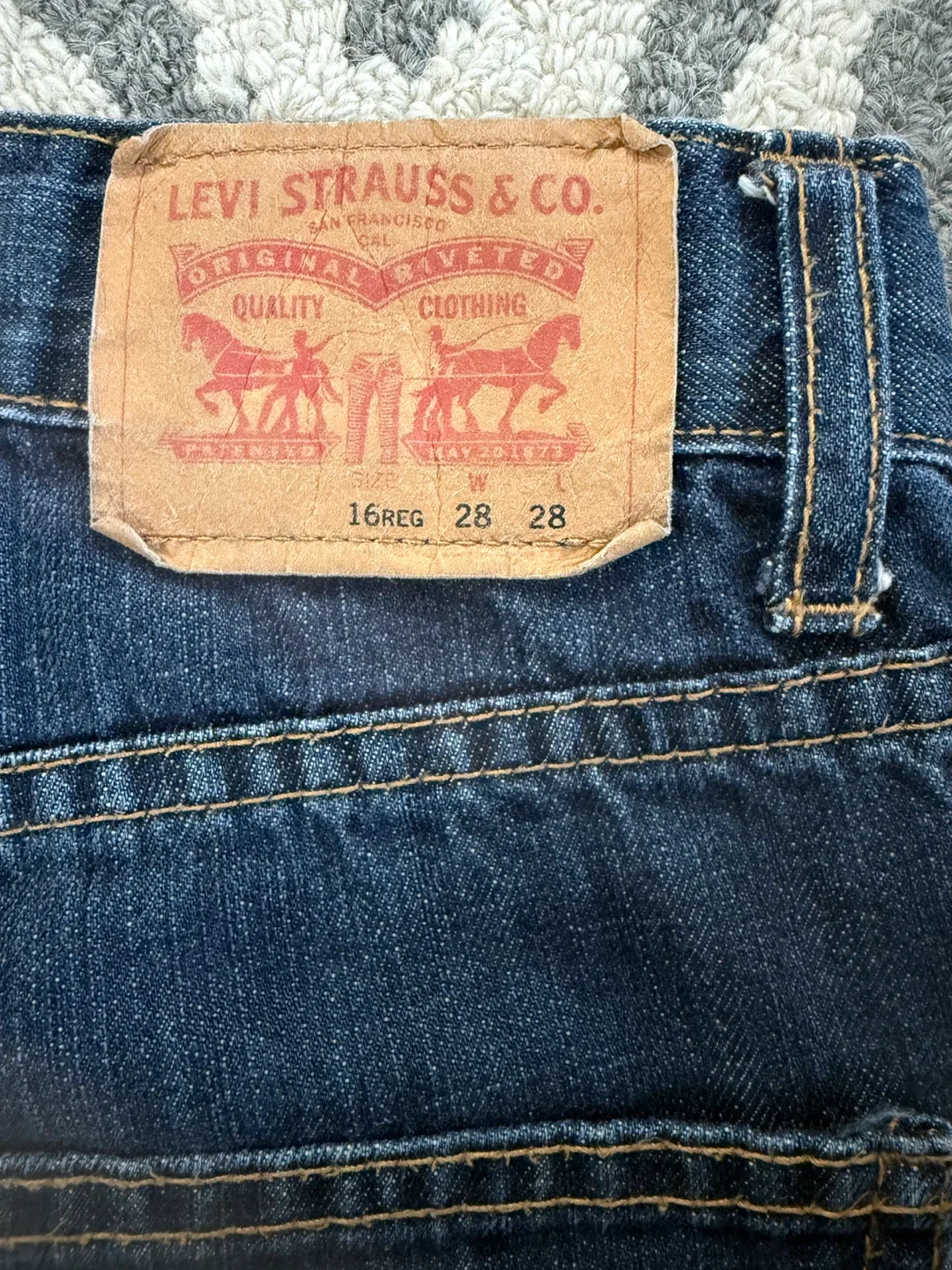 Levi's 505 Straight Jeans, Size 28x28 image indicator(5)