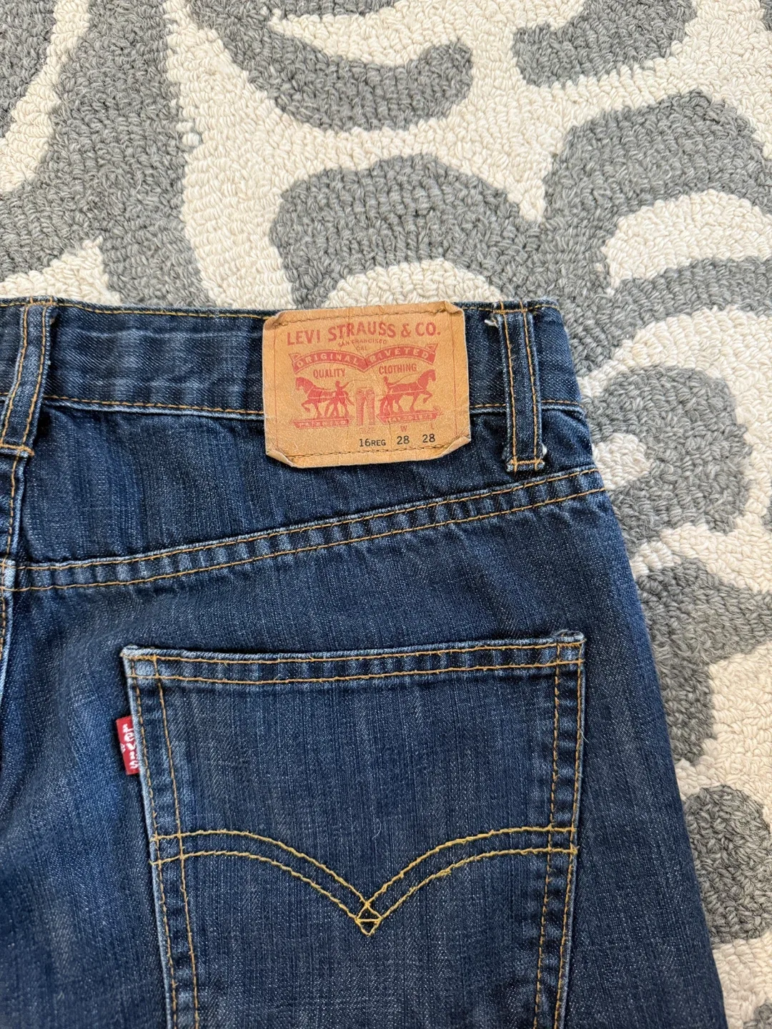 Levi's 505 Straight Jeans, Size 28x28 image indicator(4)