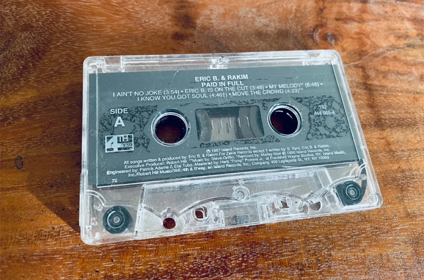 Eric B. & Rakim - Paid in Full Cassette Tape image indicator(3)