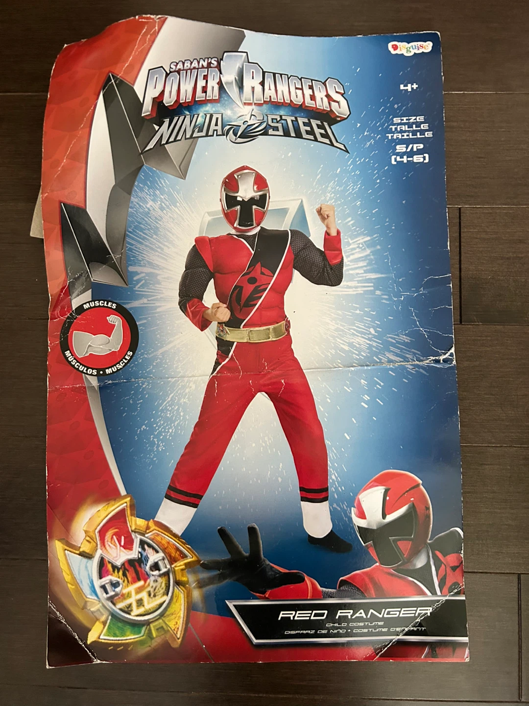 Power Rangers Ninja Steel Red Ranger Costume - Size S/P (4-6) - photo 3