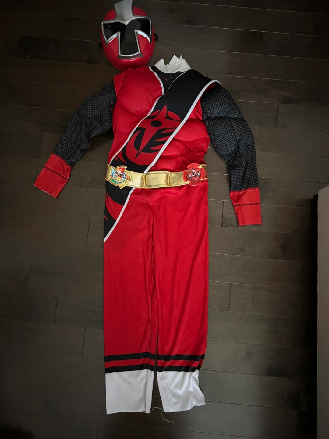 Power Rangers Ninja Steel Red Ranger Costume - Size S/P (4-6)