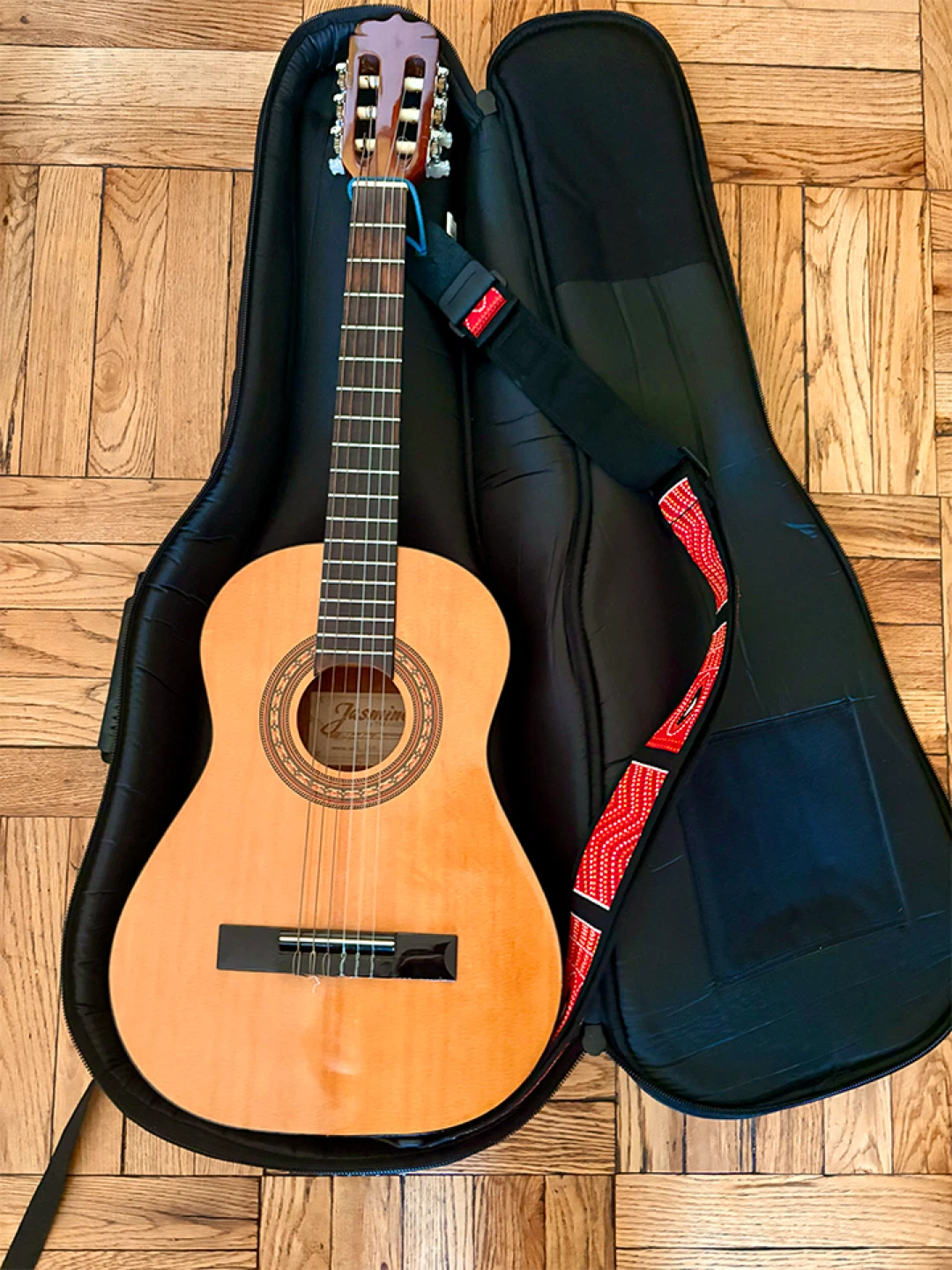 Jasmine Jasmine JS141 Acoustic Guitar with Road Runner Case