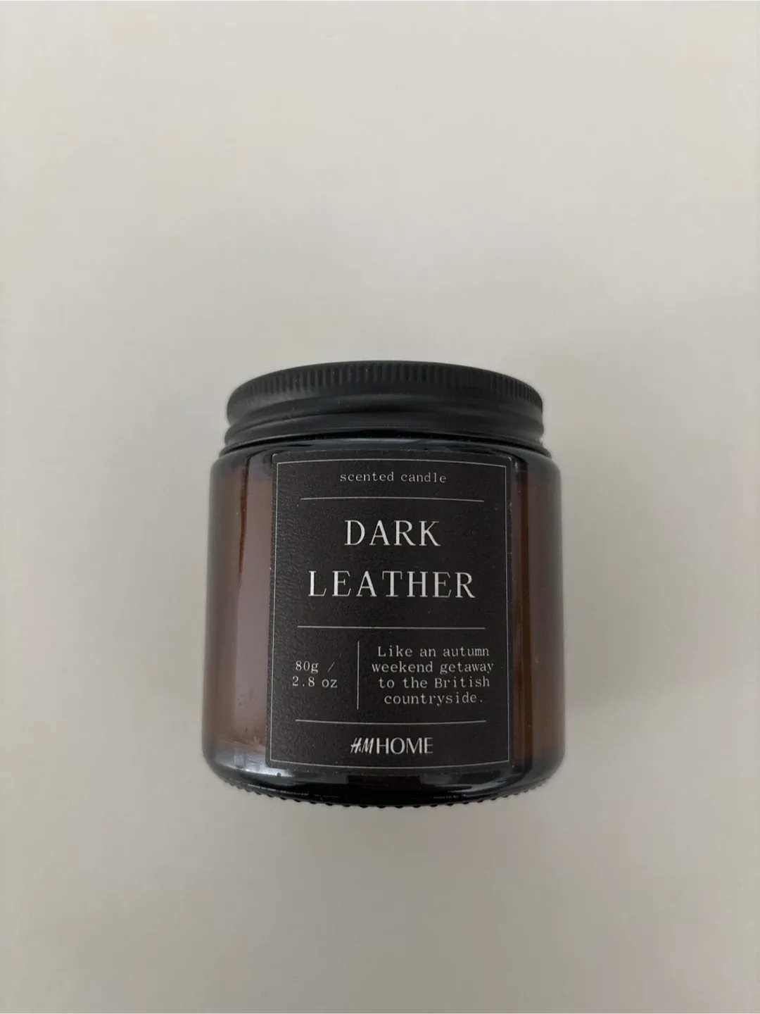 FREE H&M Home Dark Leather Scented Candle