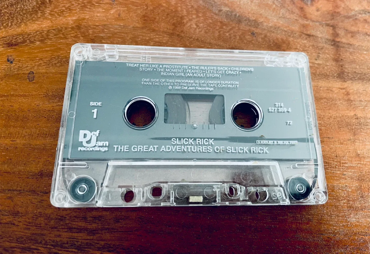 Slick Rick - The Great Adventures Cassette Tape image indicator(3)