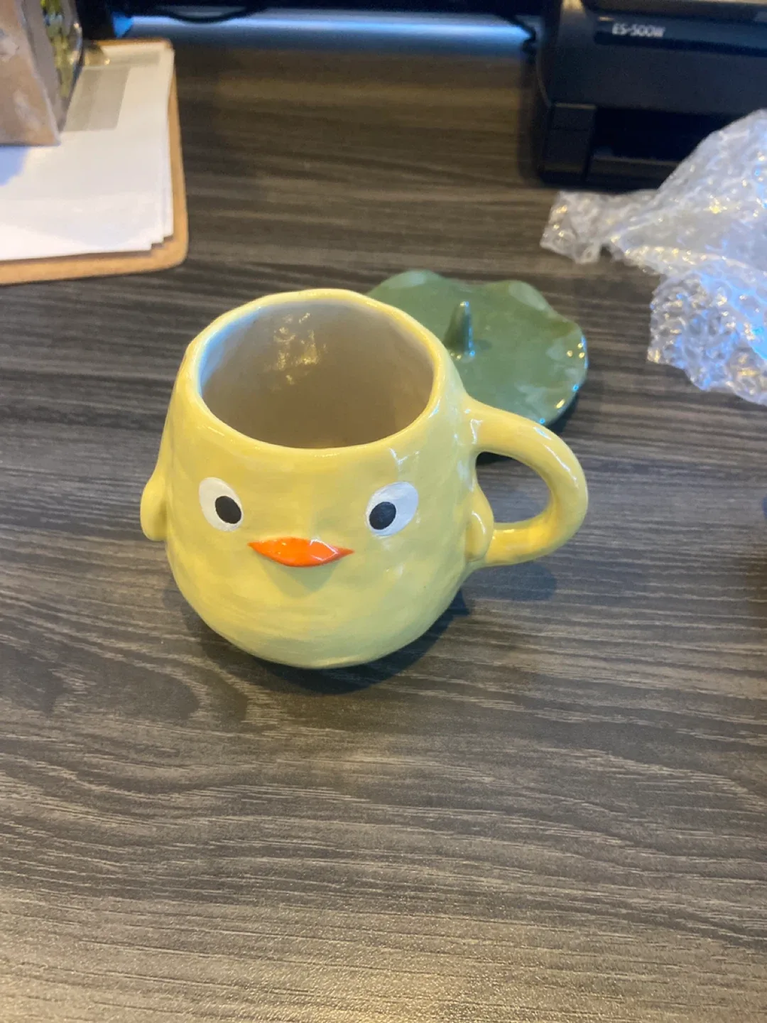 Yellow Chick Mug with Lid image indicator(2)