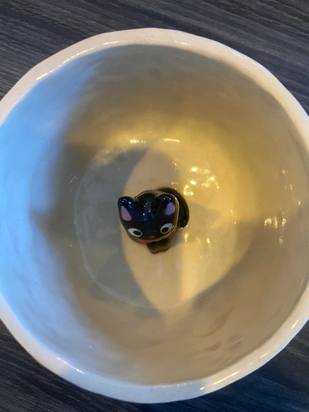 Ceramic Mug with Jiji cat image indicator(2)