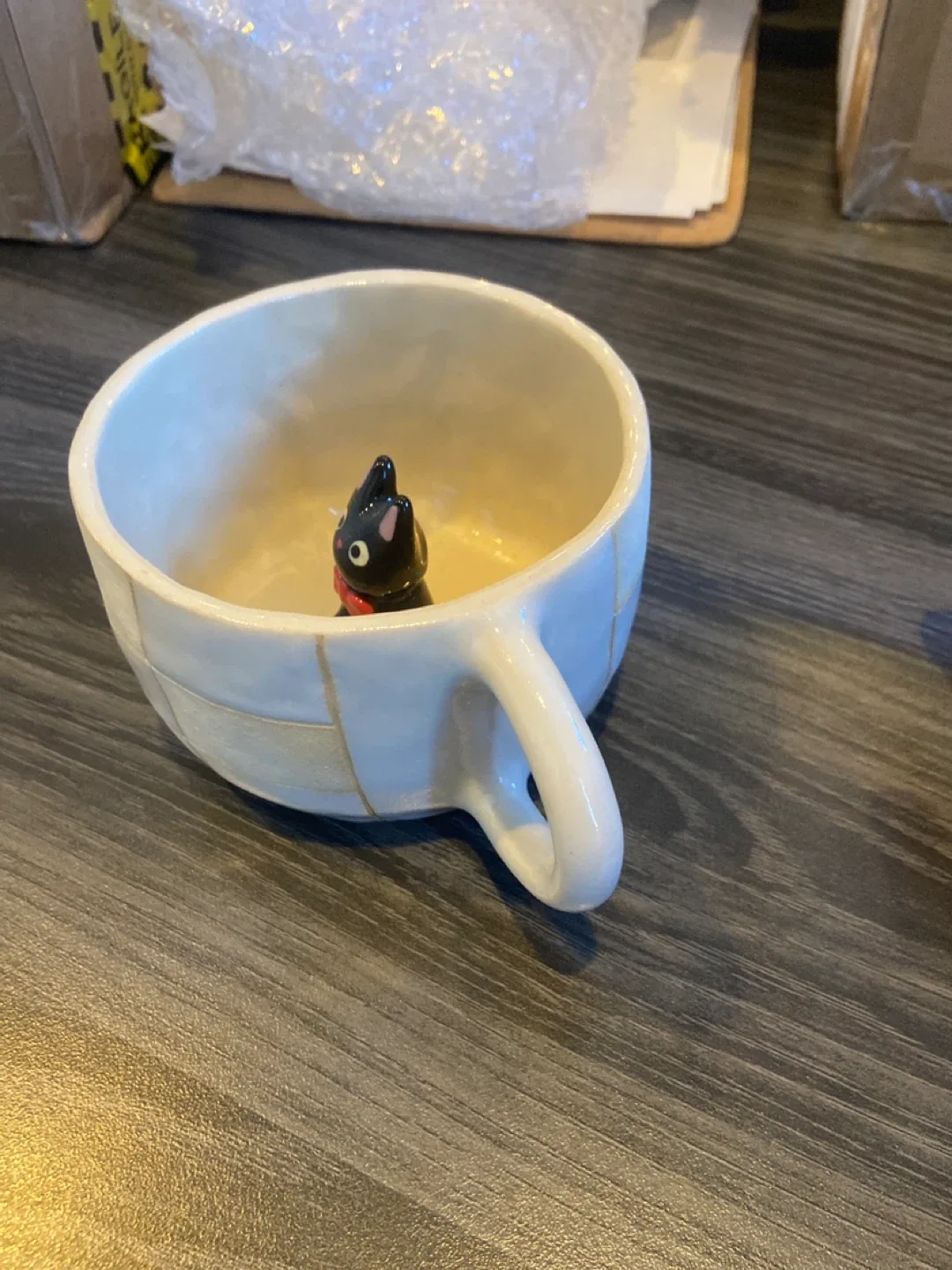Ceramic Mug with Jiji cat image indicator(4)