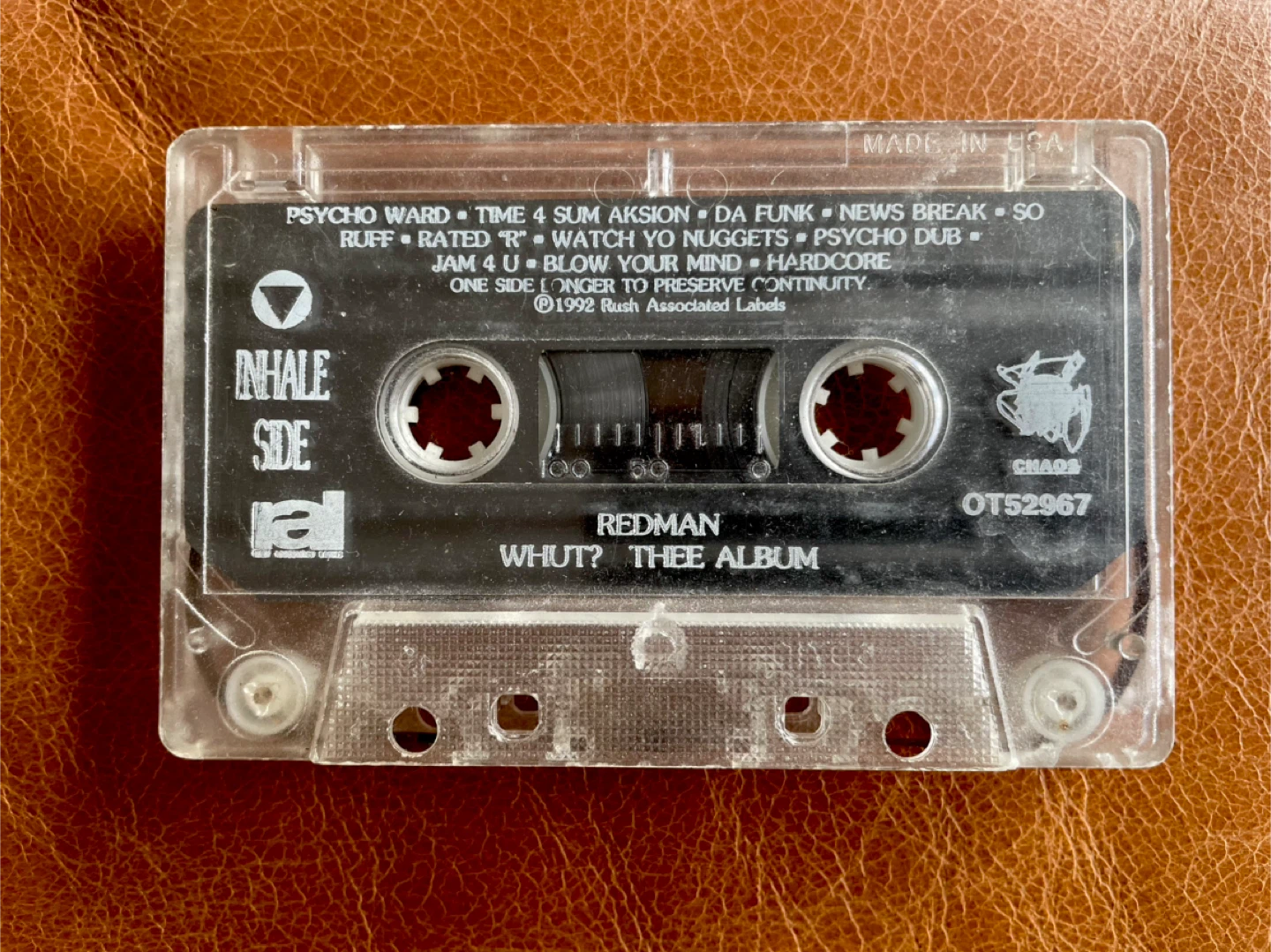 Redman - Whut? Thee Album Cassette Tape