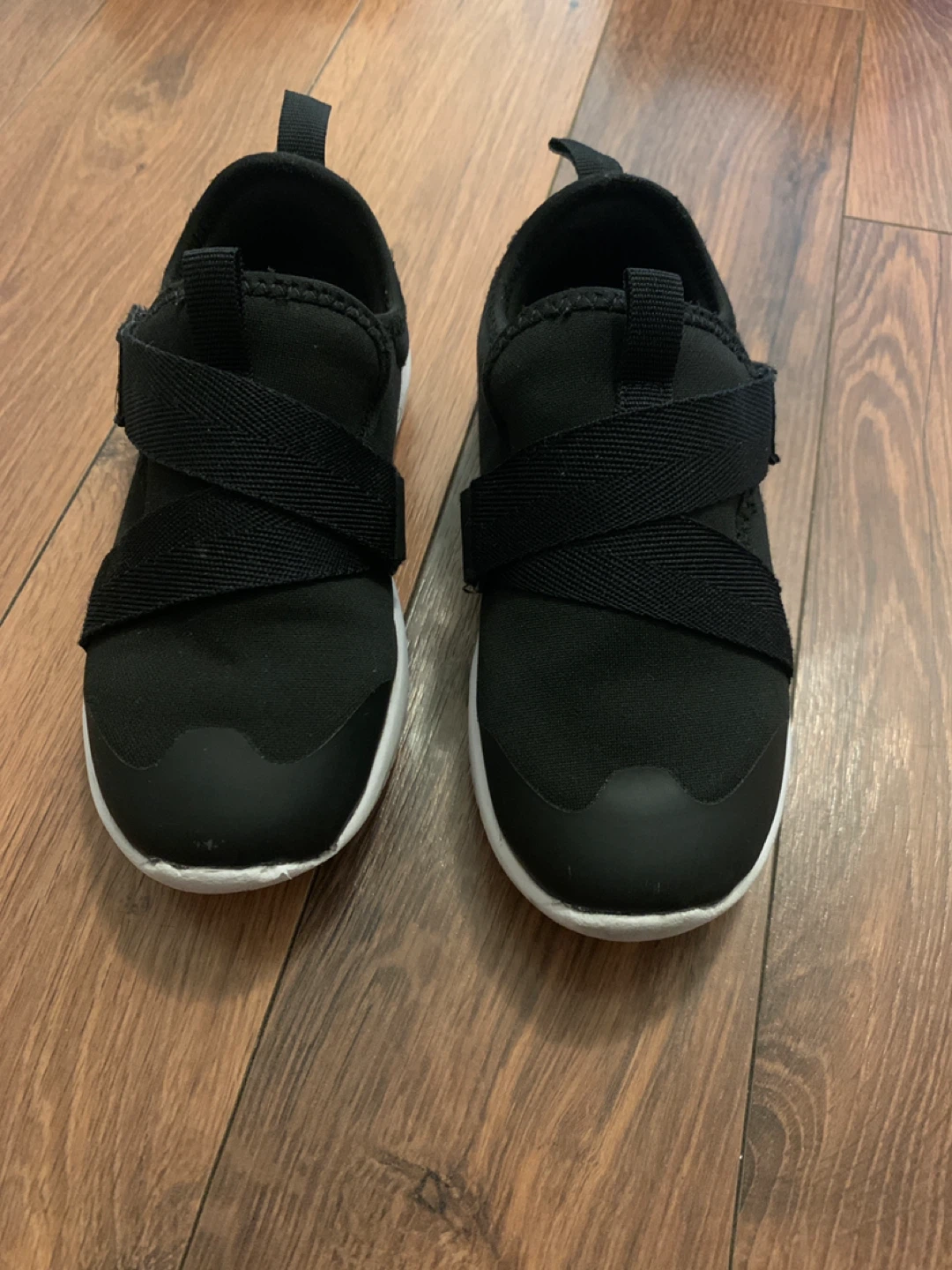 Champion Kids Black Slip-On Sneakers - Size 10