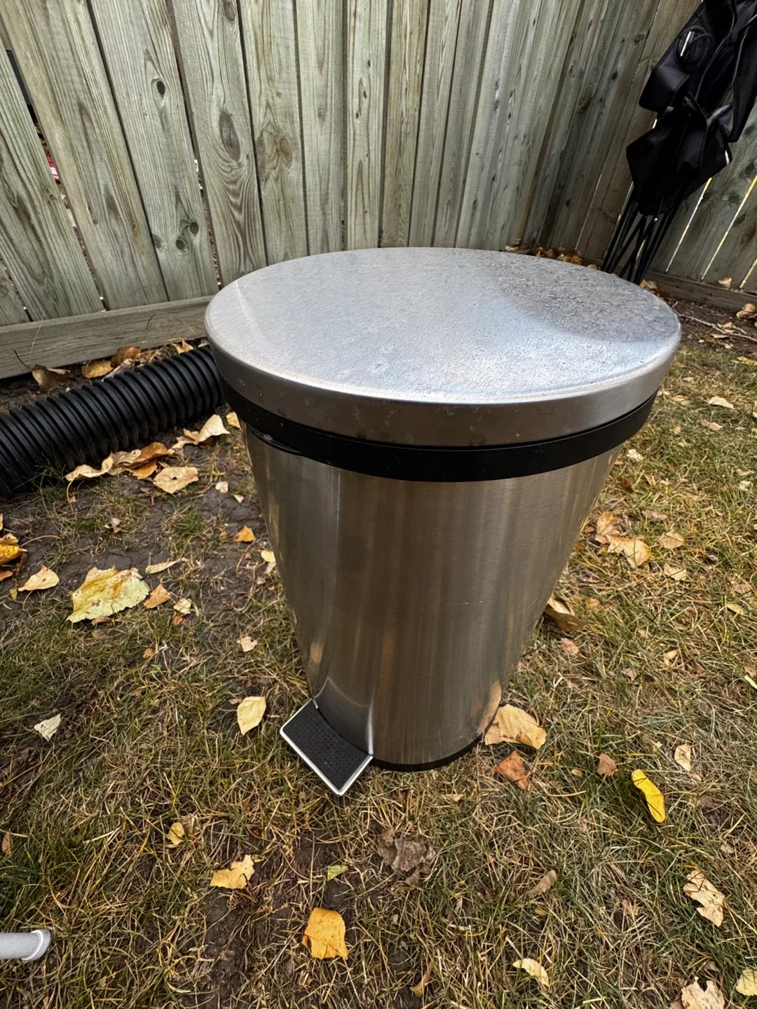 Stainless Steel Step-On Trash Can