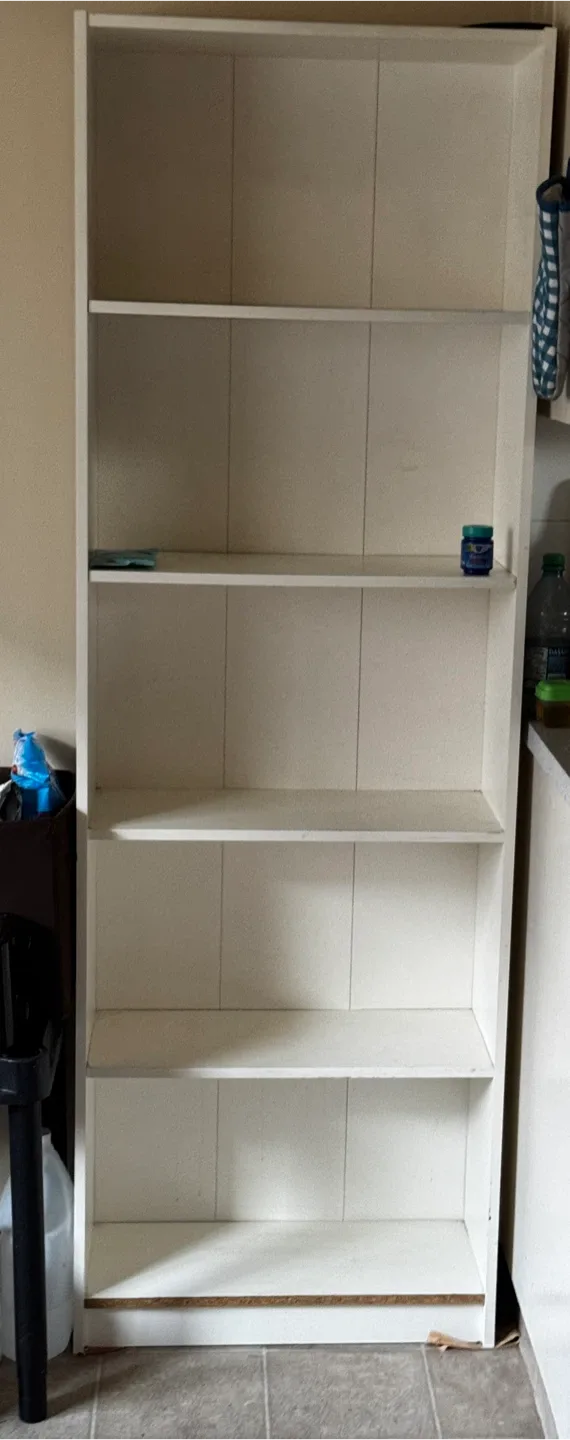 White Wooden Bookshelf