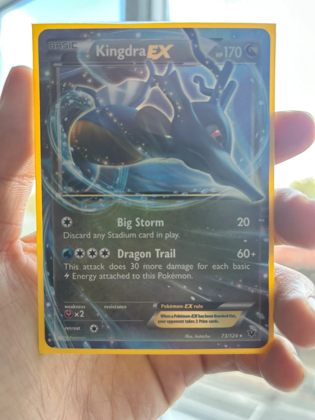 Kingdra EX Pokemon Card