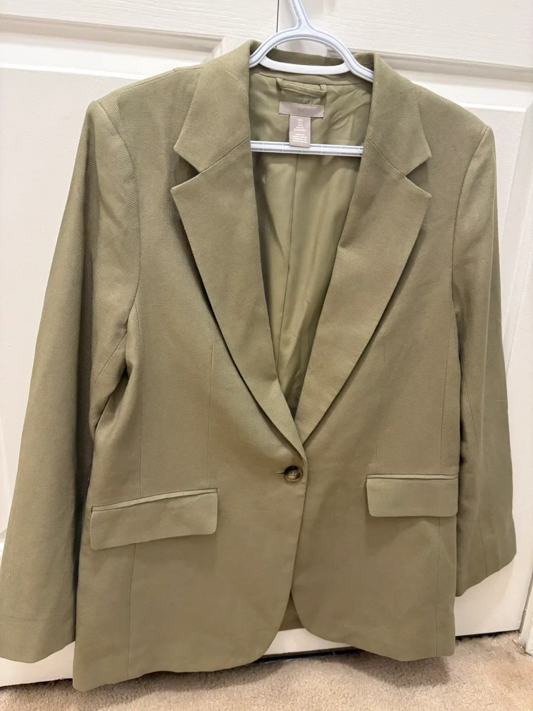 H&M Olive Green Blazer - Size Small image indicator(5)