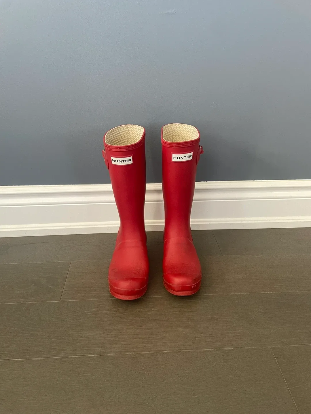 Hunter Red Rain Boots image indicator(3)