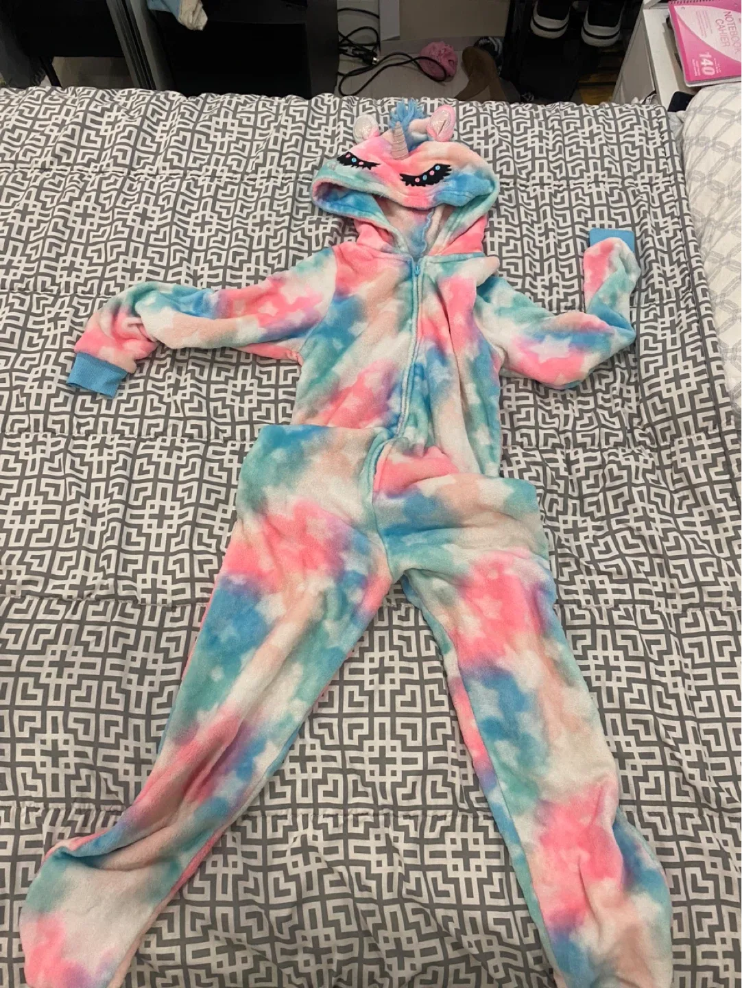 Unicorn Tie Dye Onesie - Size 10/12 thumbnail