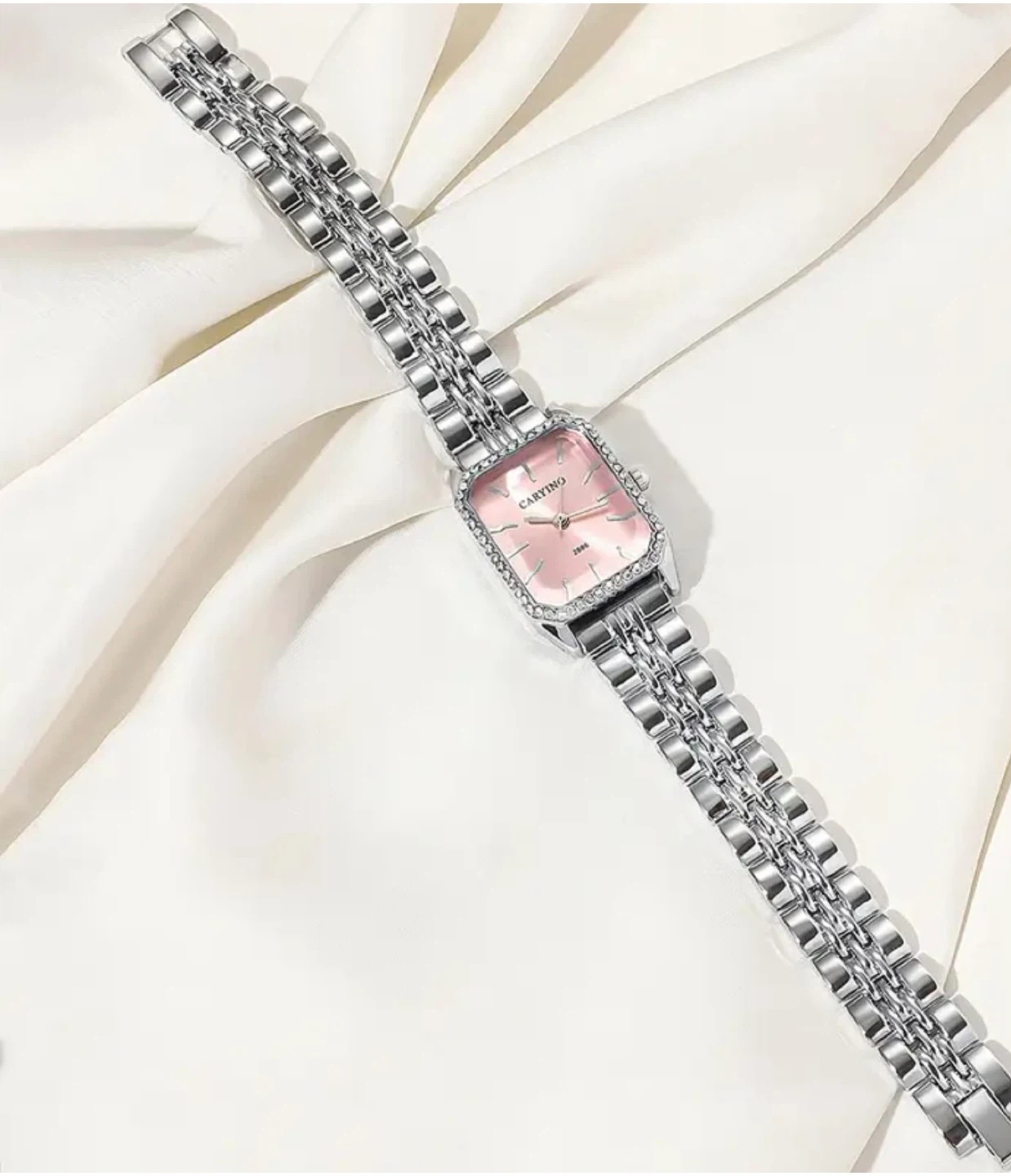 Caryino Women's Quartz Watch - Pink Face - photo 2