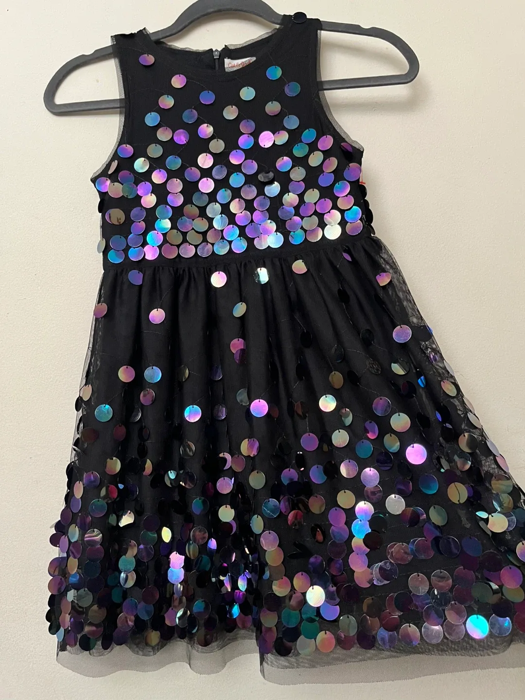 Cat & Jack Black Sequin Dress image indicator(3)