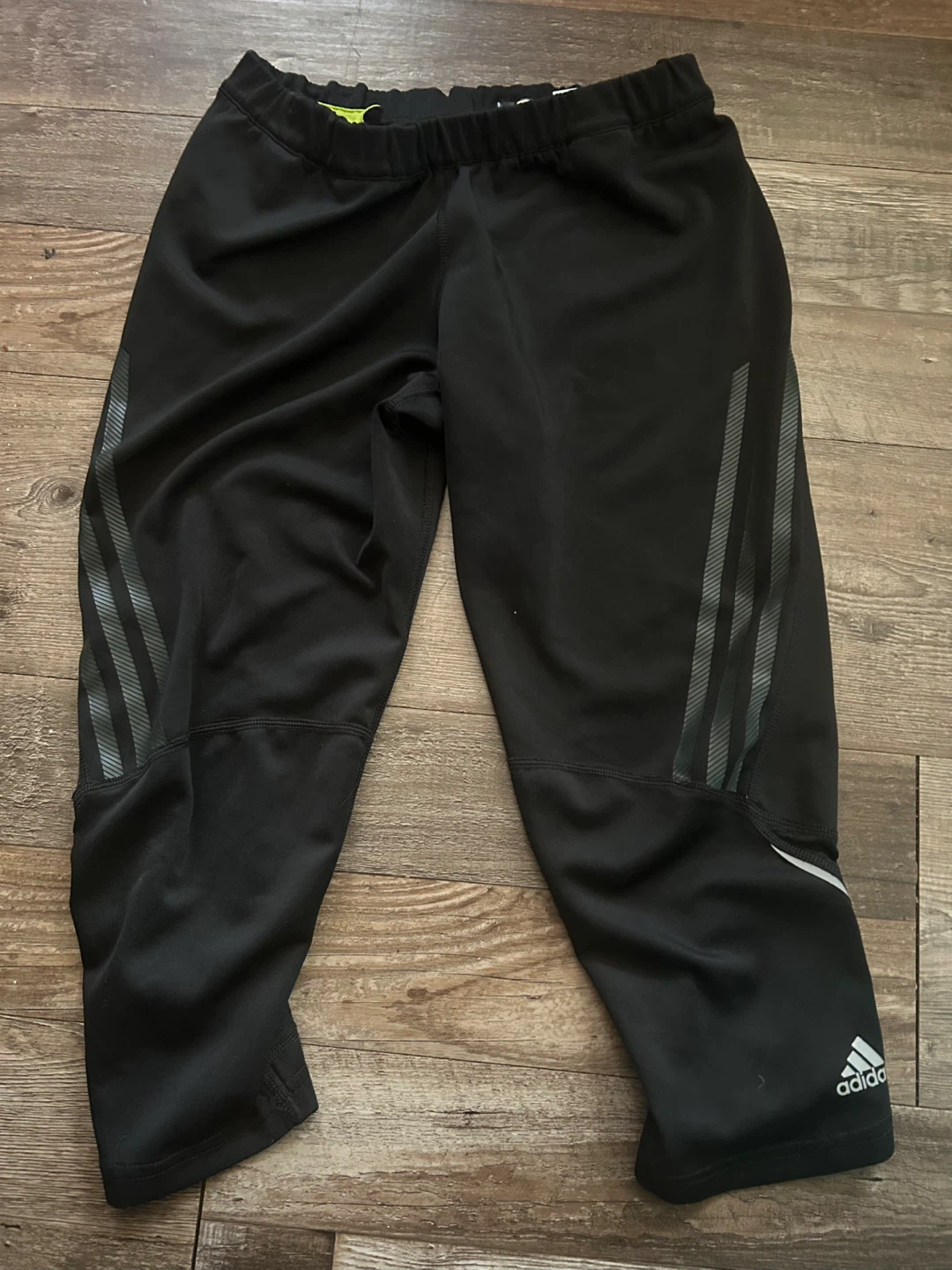 Adidas Black ClimaCool Training Capris - Size M