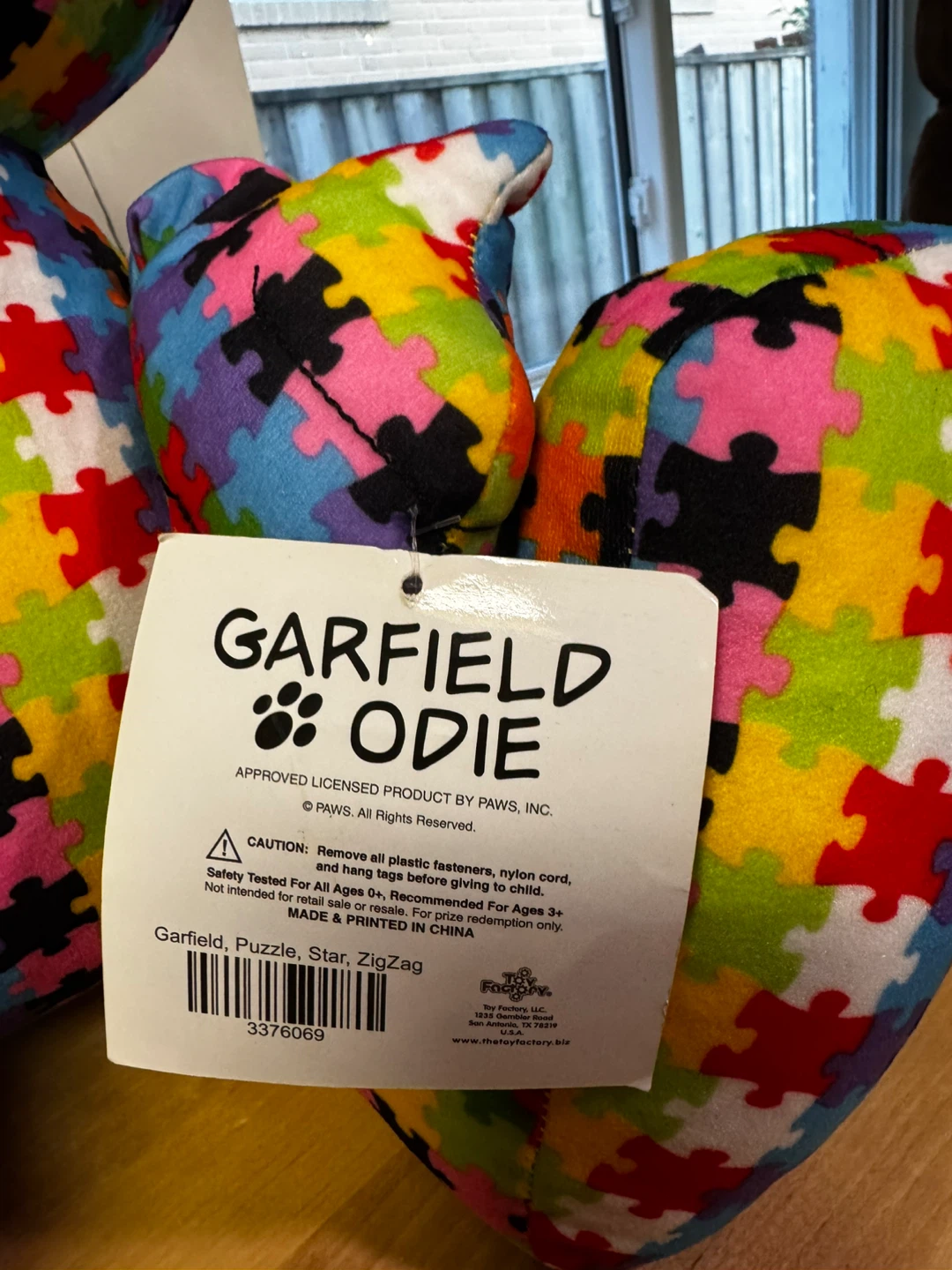 Garfield Odie Puzzle Plush - The Toy Factory - photo 2