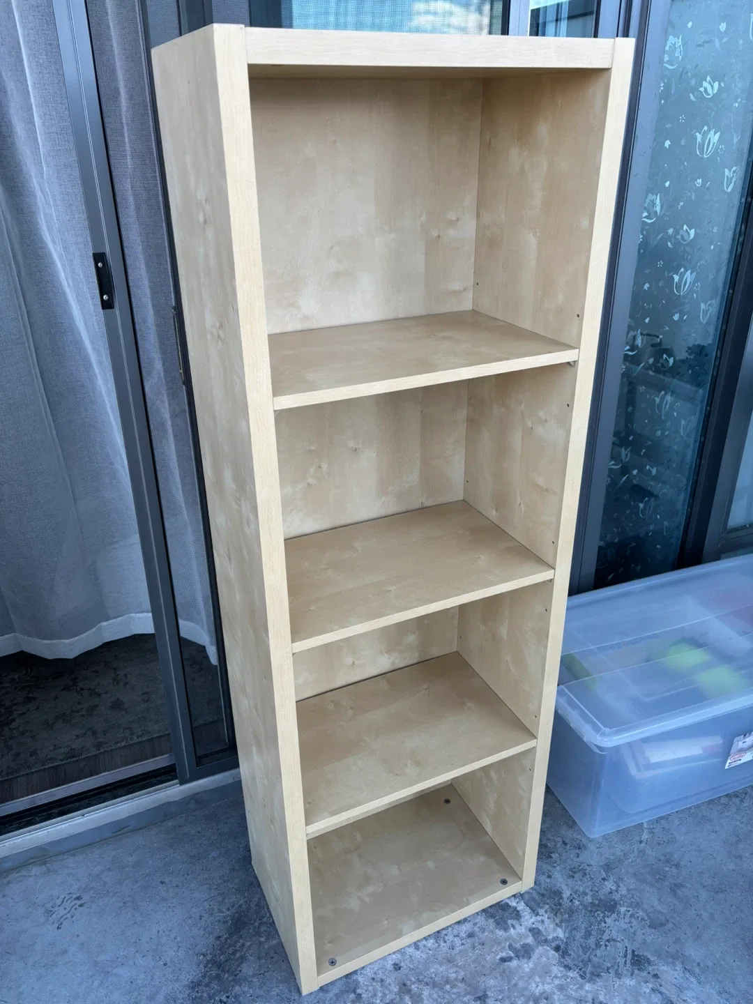 Light Wood Bookshelf - 59" H x 19" W x 11" D image indicator(2)