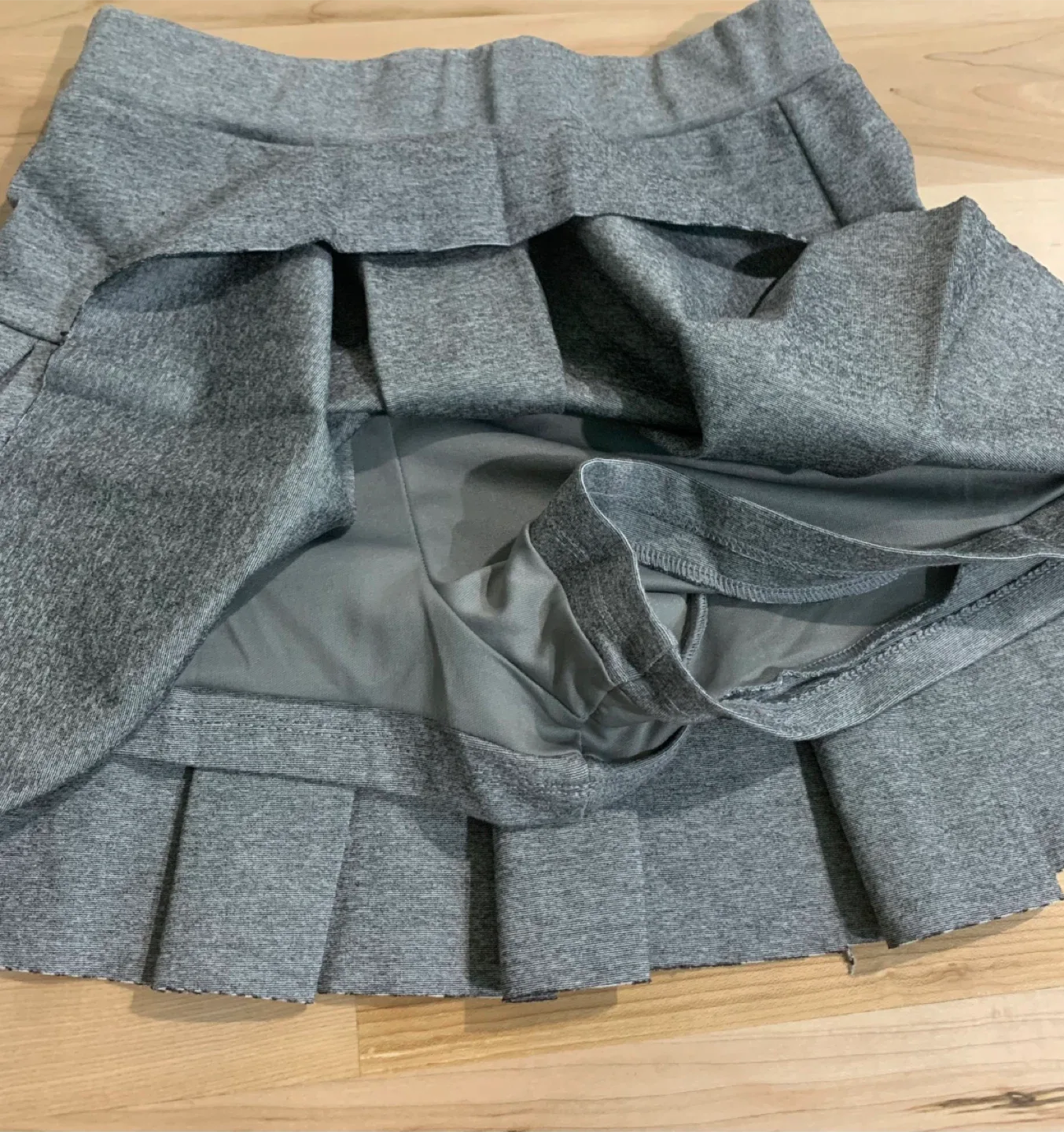 Grey Pleated Skirt image indicator(2)