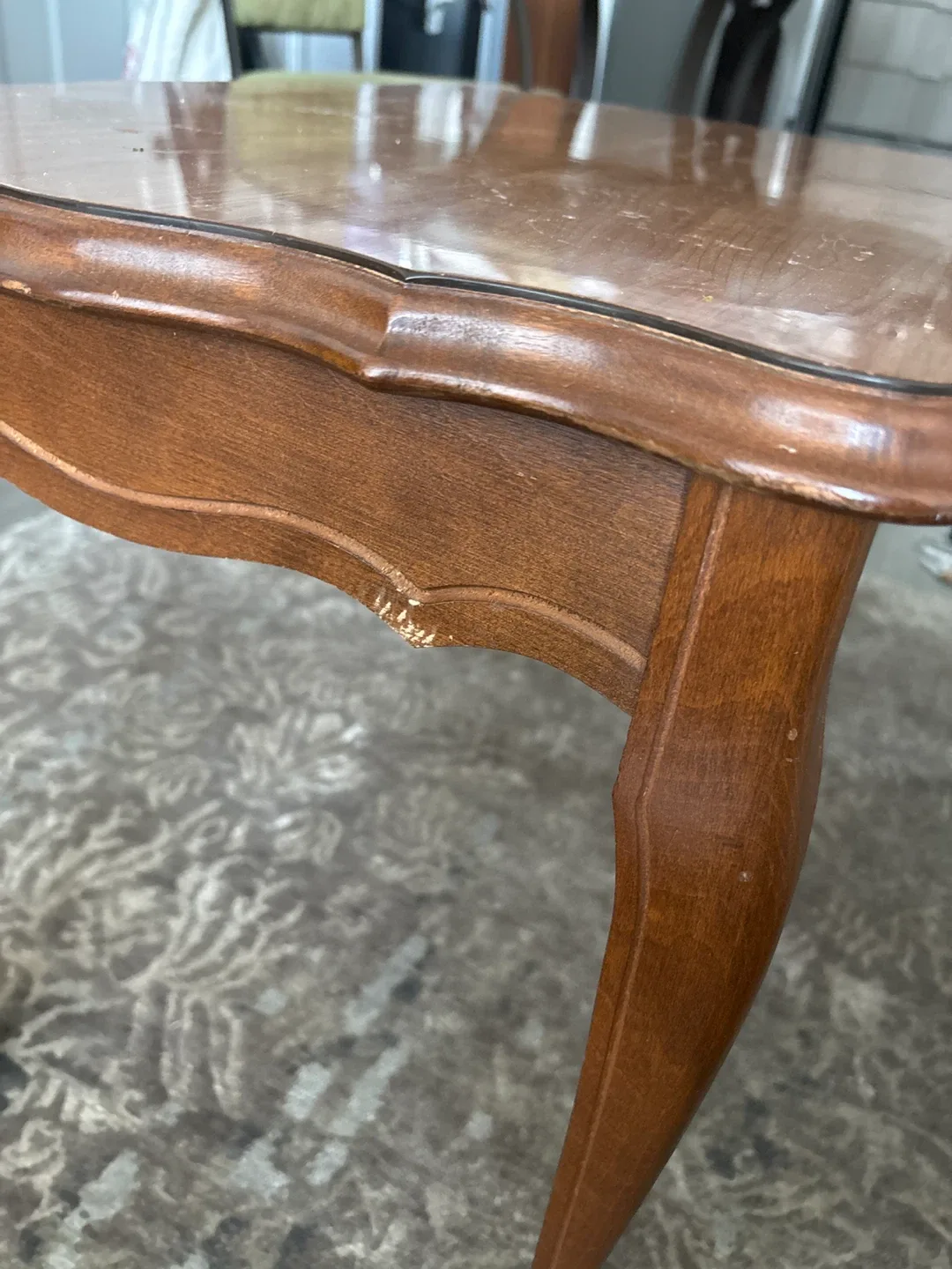 Brown Wooden Coffee Table - 26x18x20 inches image indicator(2)