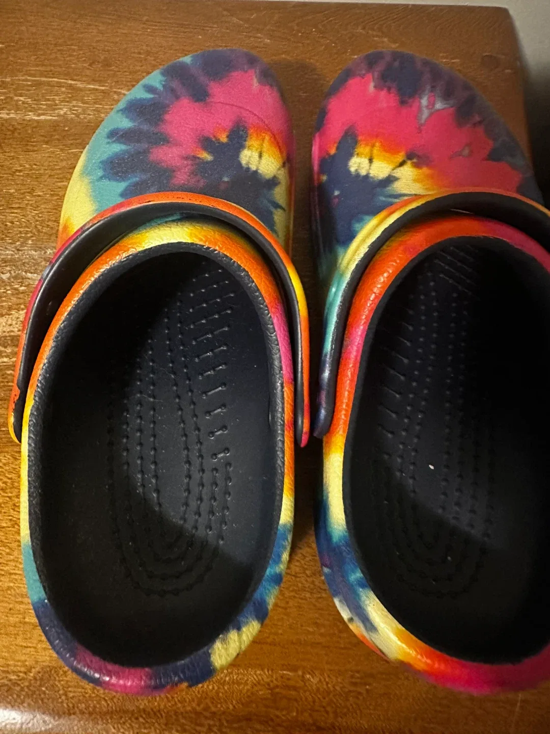 Crocs Tie Dye Clogs, Men's 7/Women's 9