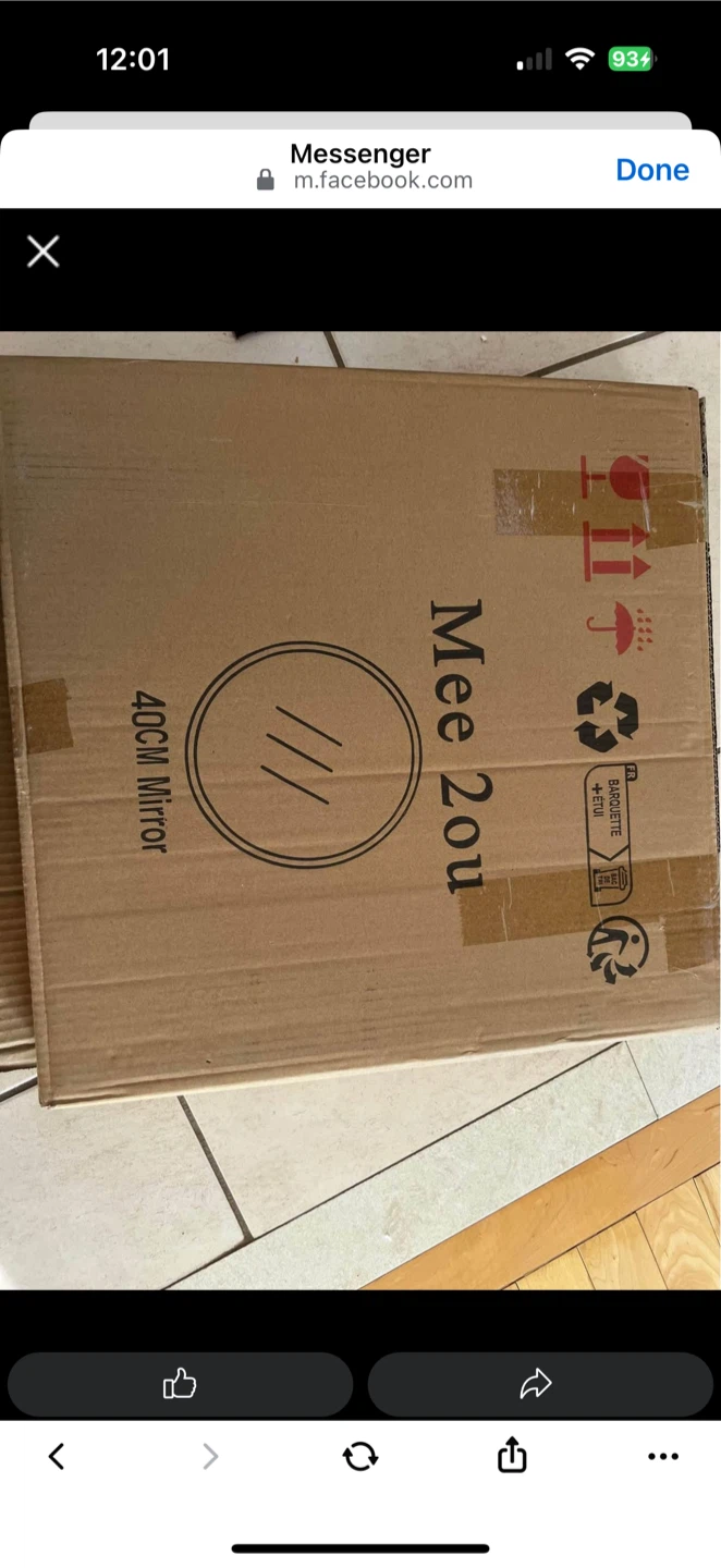 Mee Zou 40CM Mirror - New in Box! - photo 2