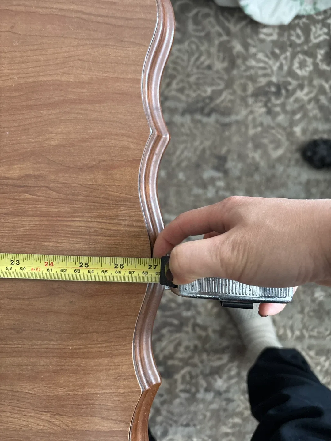 Brown Wooden Coffee Table - 26x18x20 inches image indicator(3)